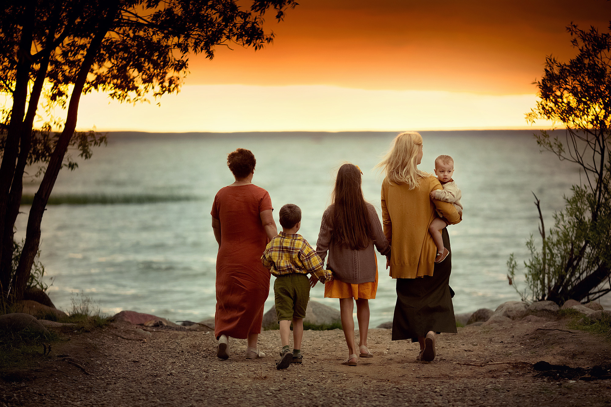Семейная фотосессия на озере. Tatyana Nadezhdina Family photographer