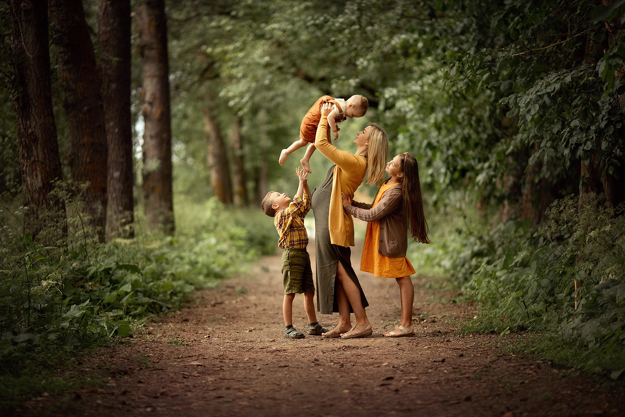Семейная фотосессия на озере. Tatyana Nadezhdina Family photographer