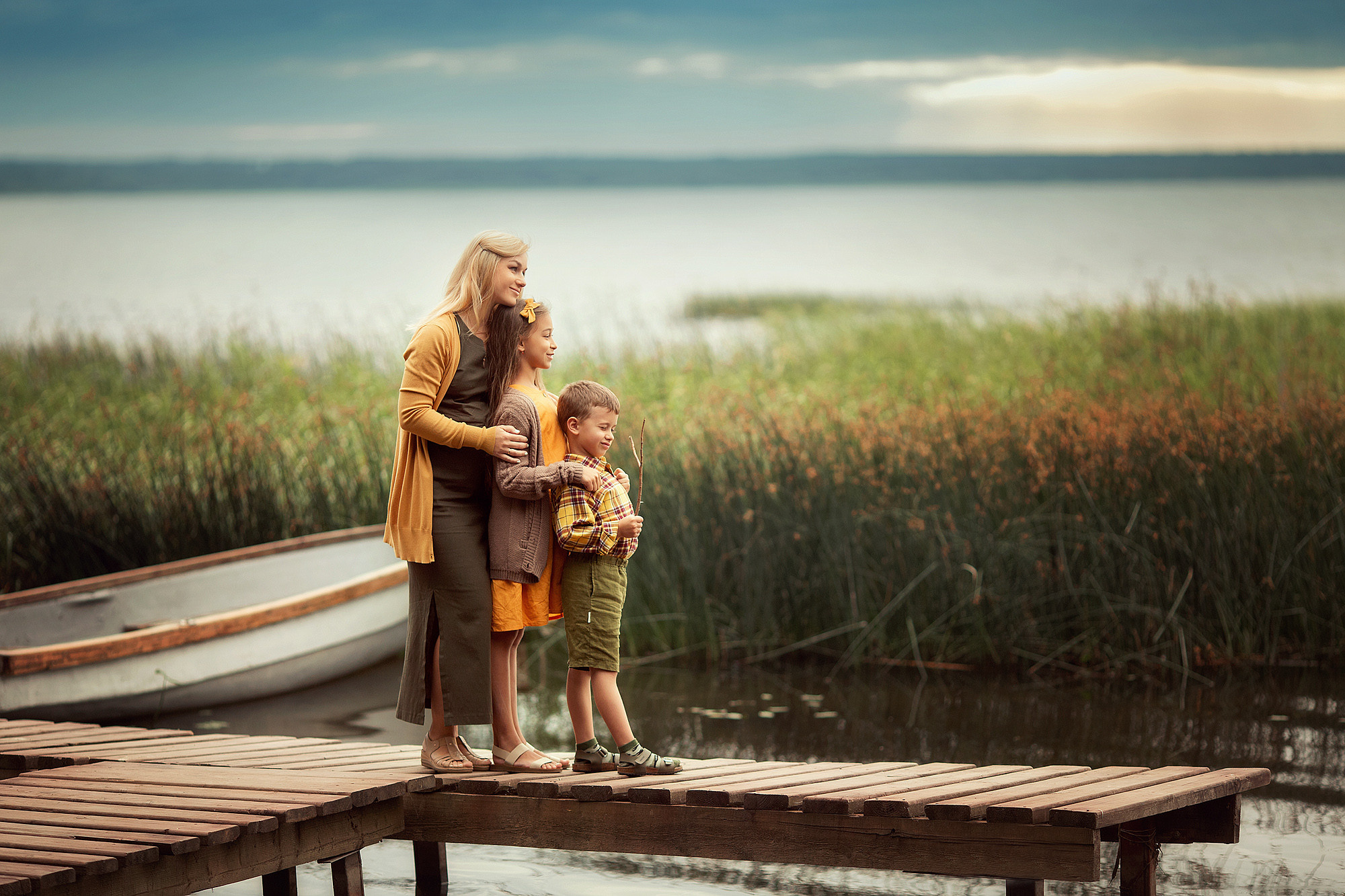 Семейная фотосессия на озере. Tatyana Nadezhdina Family photographer