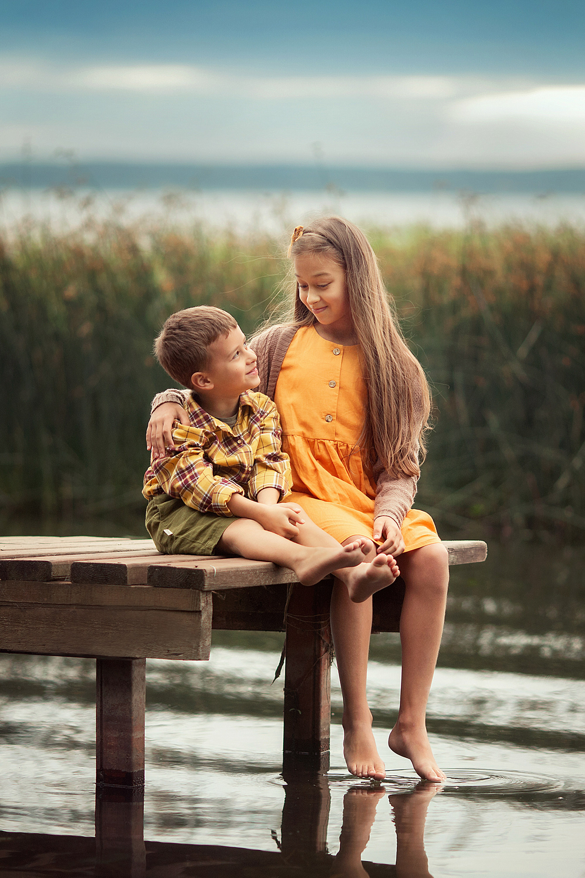 Семейная фотосессия на озере. Tatyana Nadezhdina Family photographer
