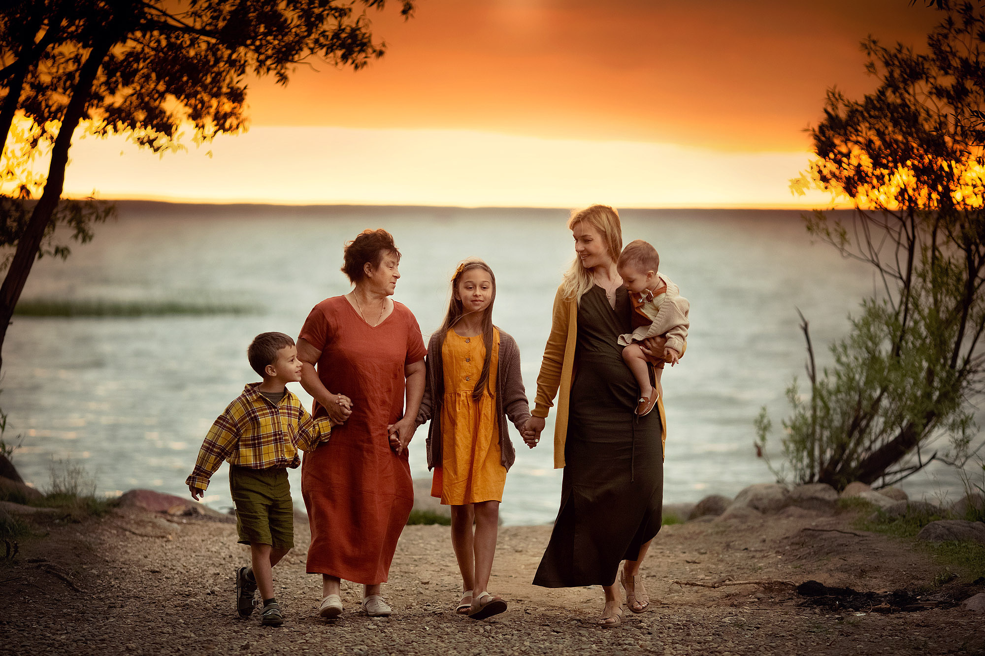 Семейная фотосессия на озере. Tatyana Nadezhdina Family photographer