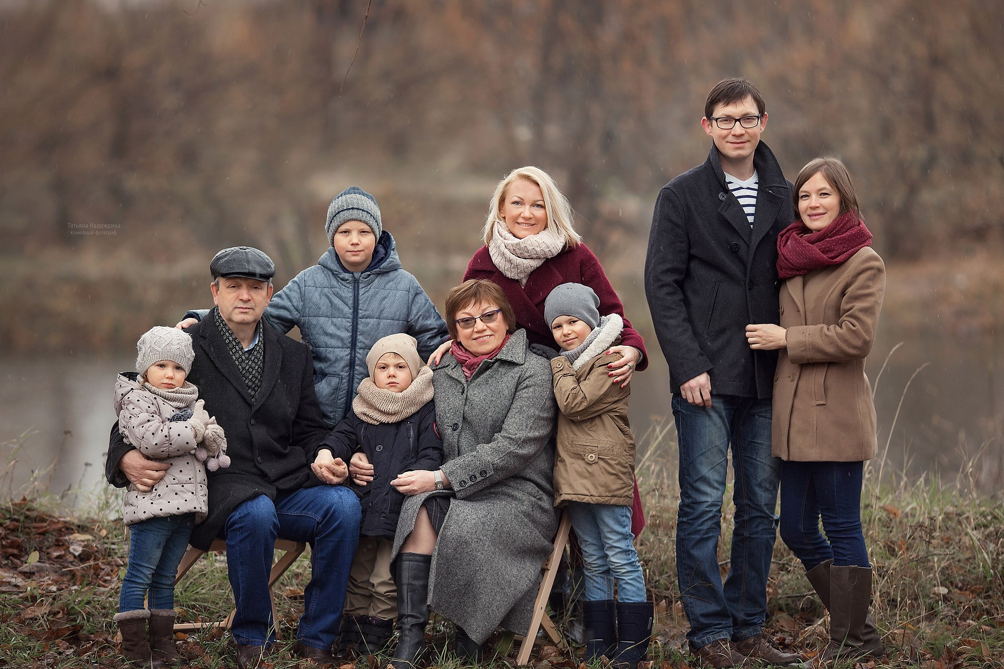 Фотосессии больших семей. Tatyana Nadezhdina Family photographer