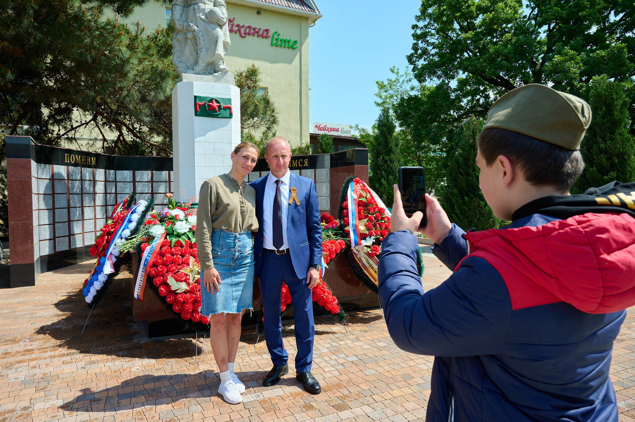 Митинг 9 мая. Кабардинка. Жизнь курорта Кабардинка в фотографиях