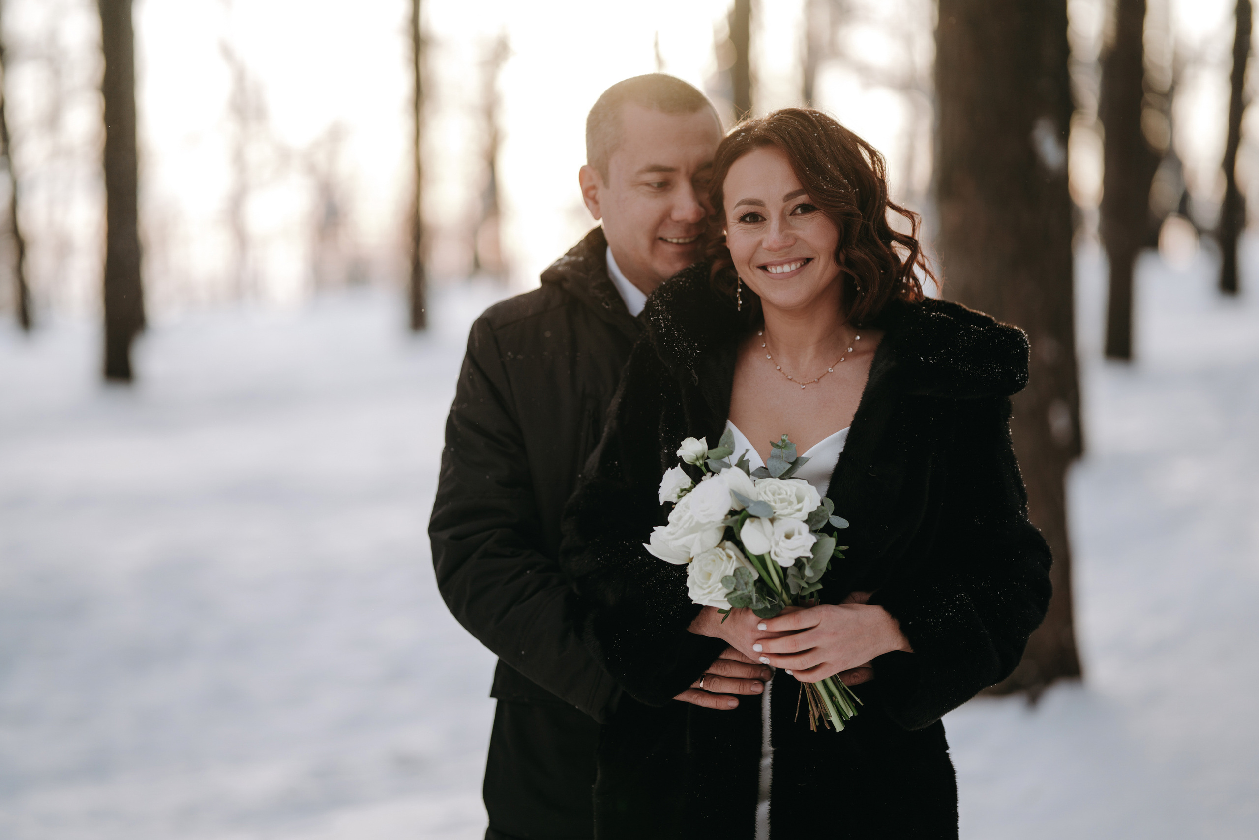 СВАДЕБНАЯ ФОТОСЕССИЯ ЗИМОЙ УФА