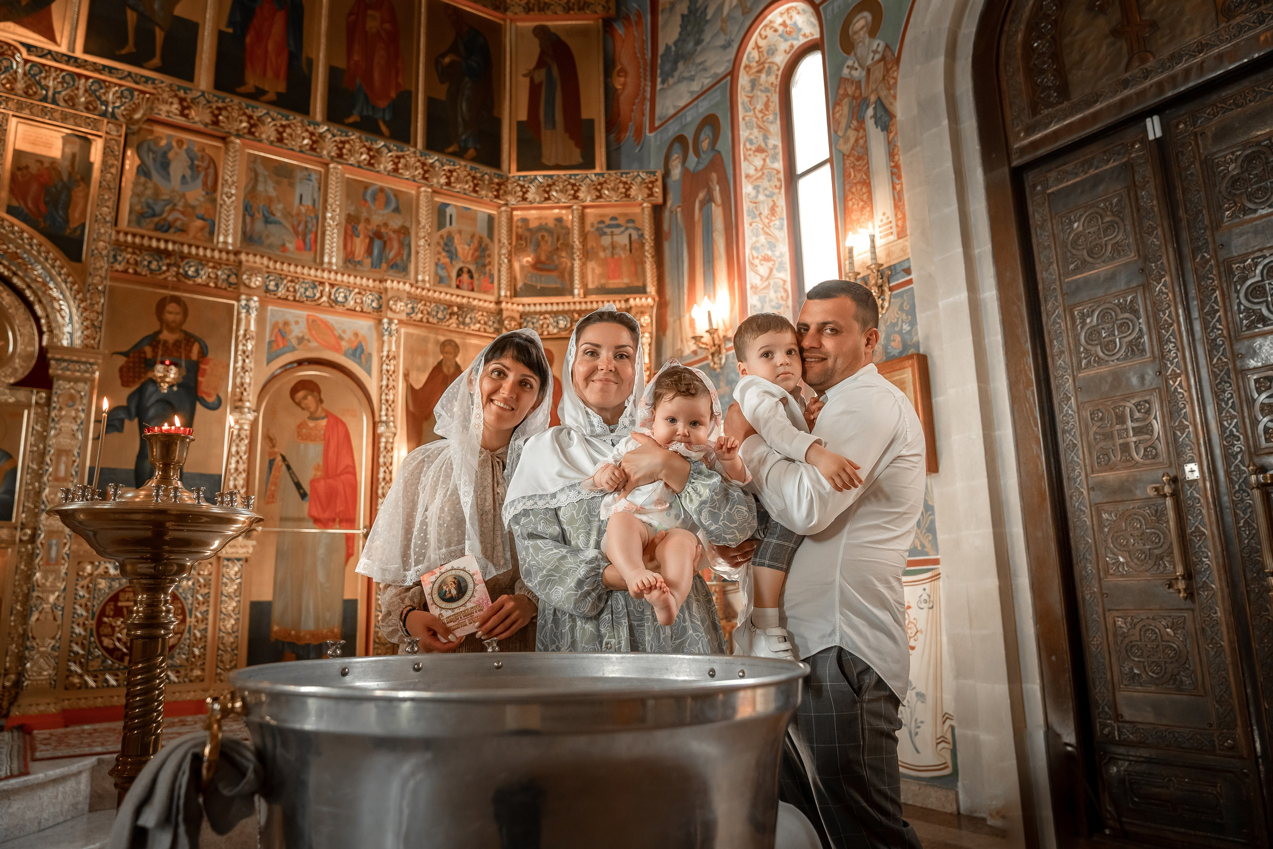 Крещение в Храме преподобного Сергия Радонежского на Рязанке Окской