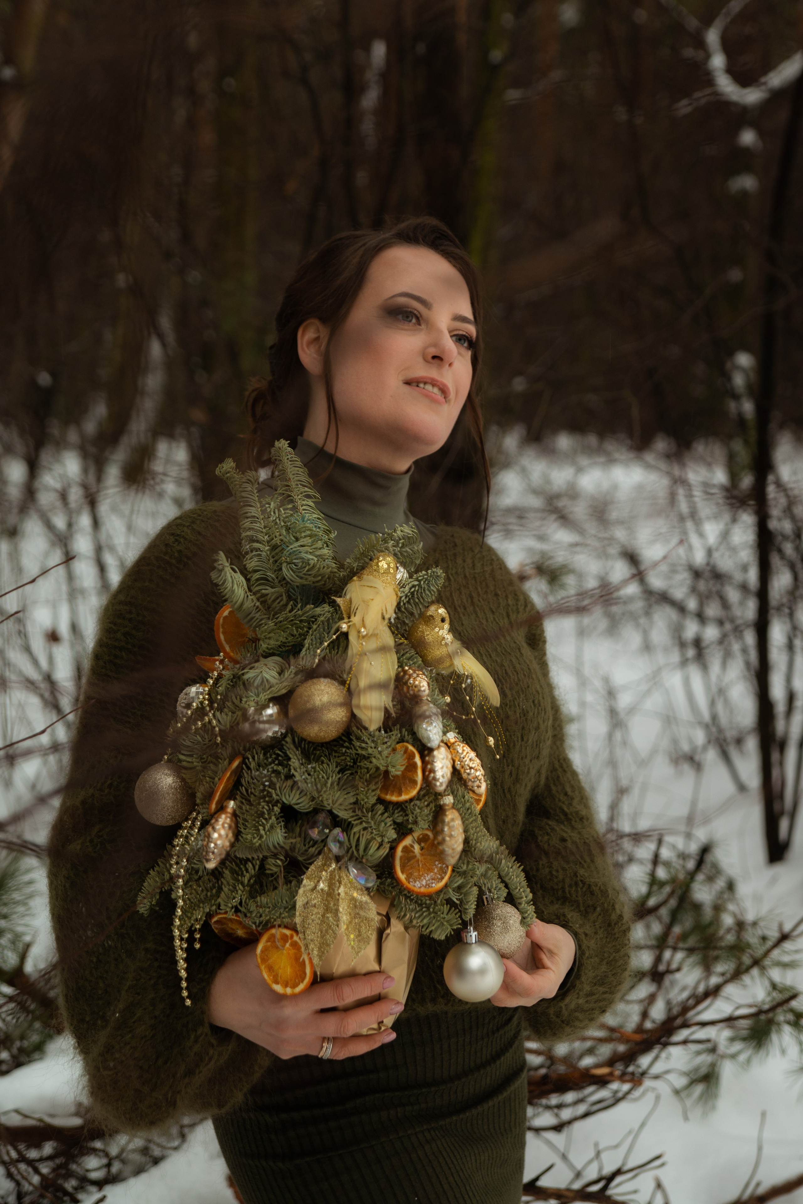 Новогодняя семейная фотосессия. Фотограф Москва: тематическая фотосессия с подбором образа