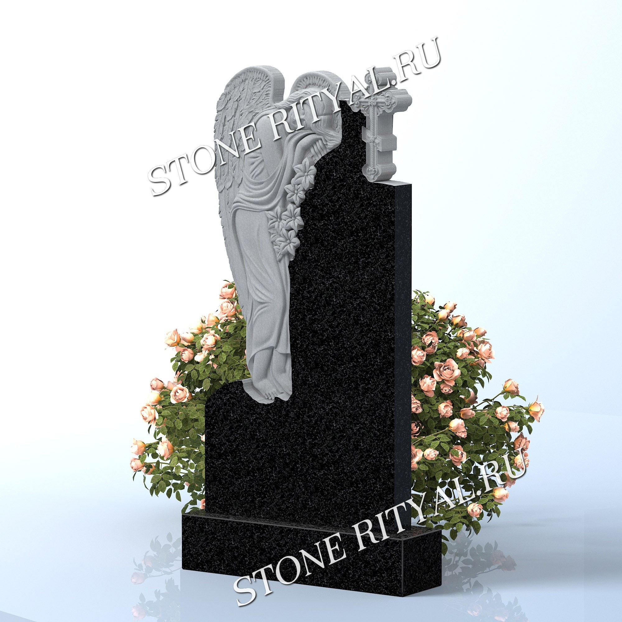 Вертикальные памятники фигурные. Изготовление и установка памятников в Москве и МО