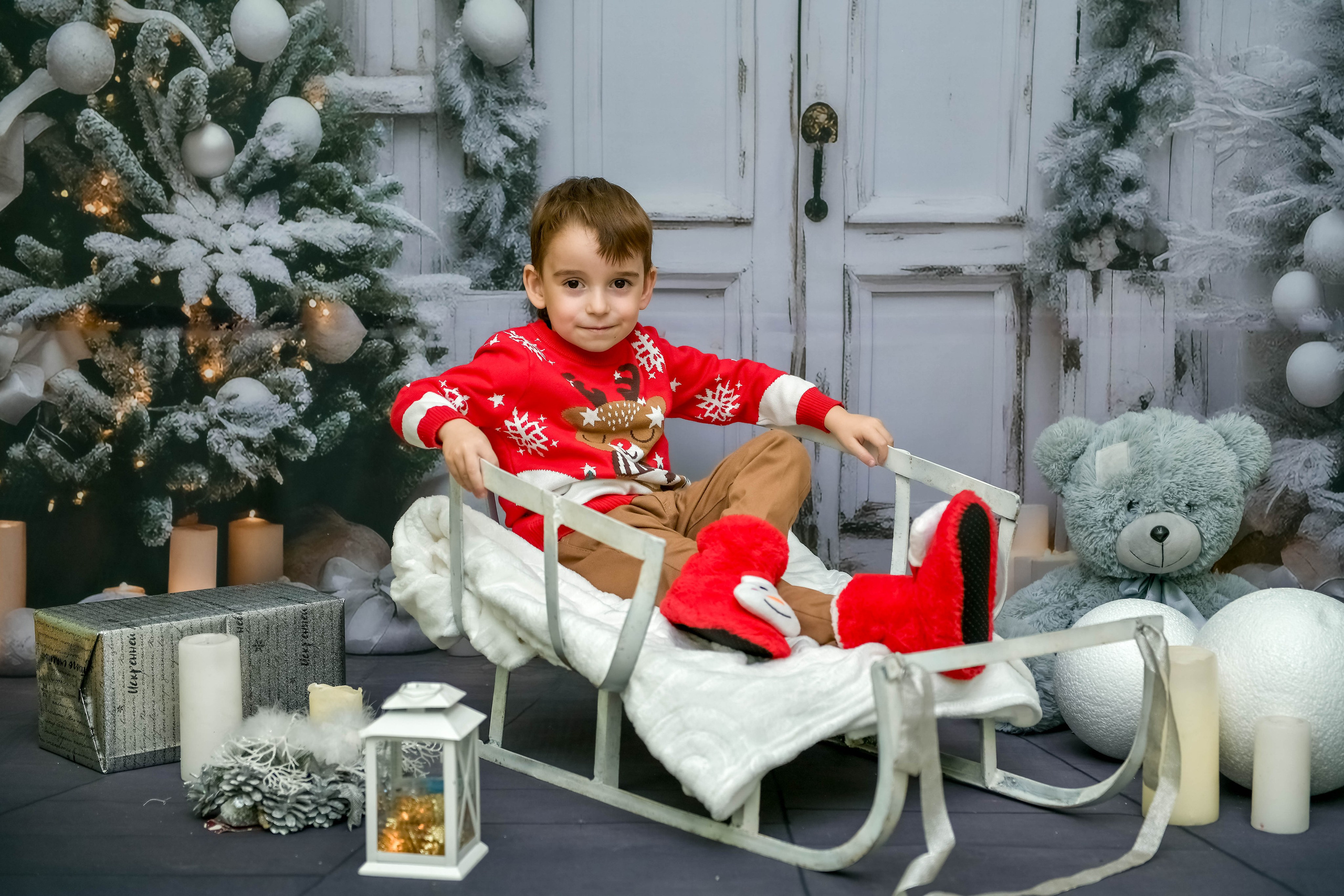 Новогодняя фотосессия в детском саду. Семейный и детский фотограф Татьяна Перевалова