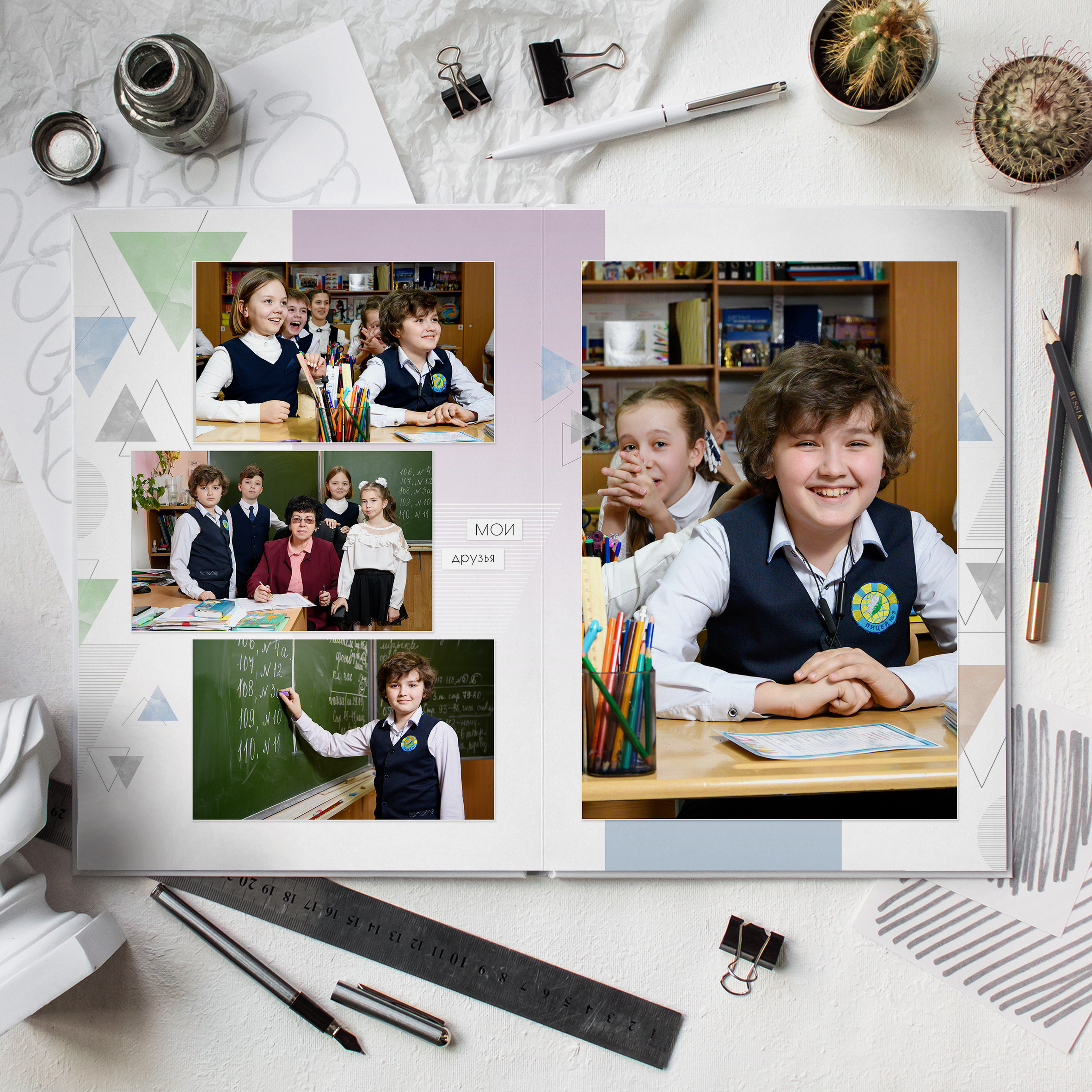 Выпускные альбомы для школьников. Фотостудия «Стрекоза»