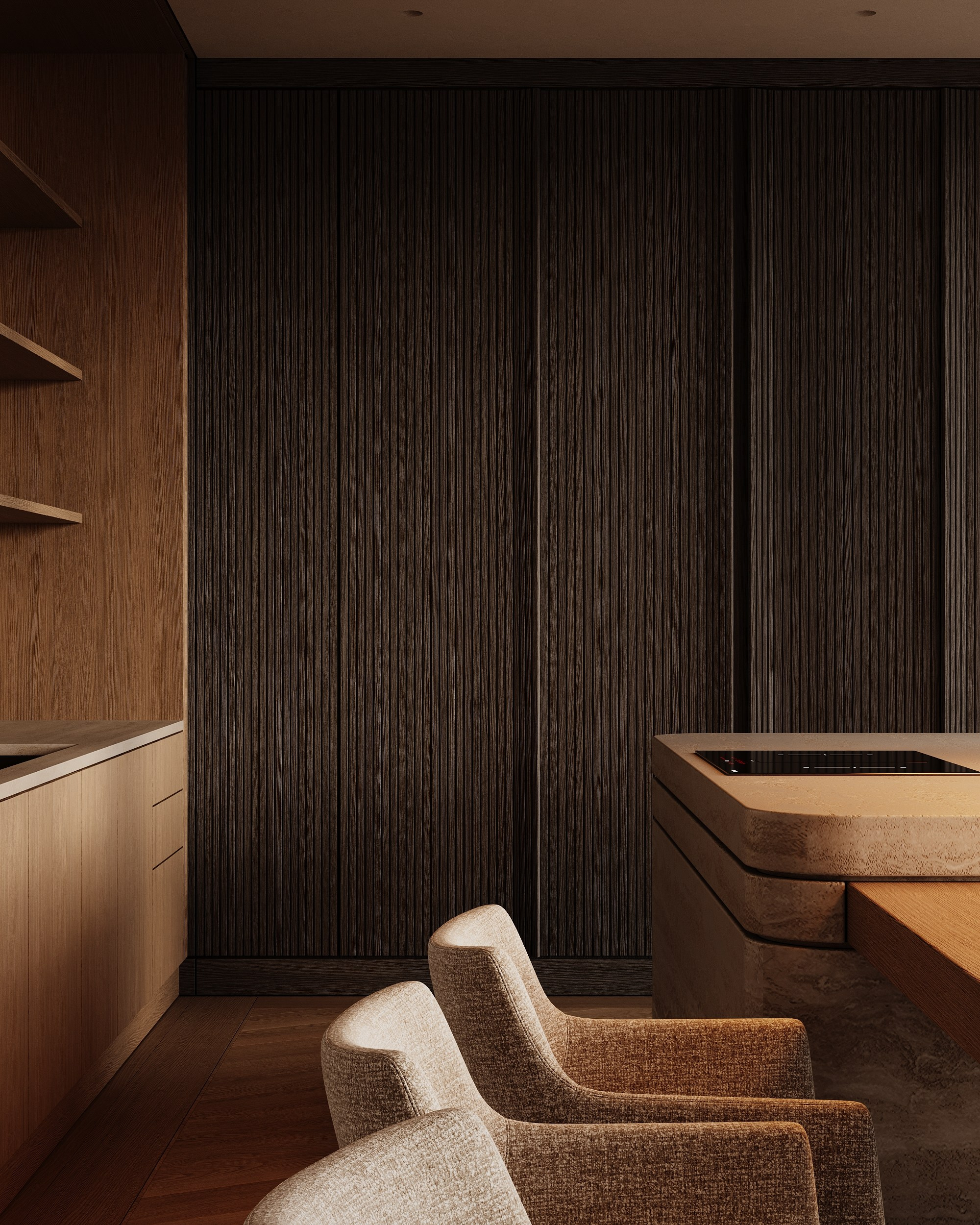 GARDEN QUARTERS. Interior 3D visualizer Liya Iskevich