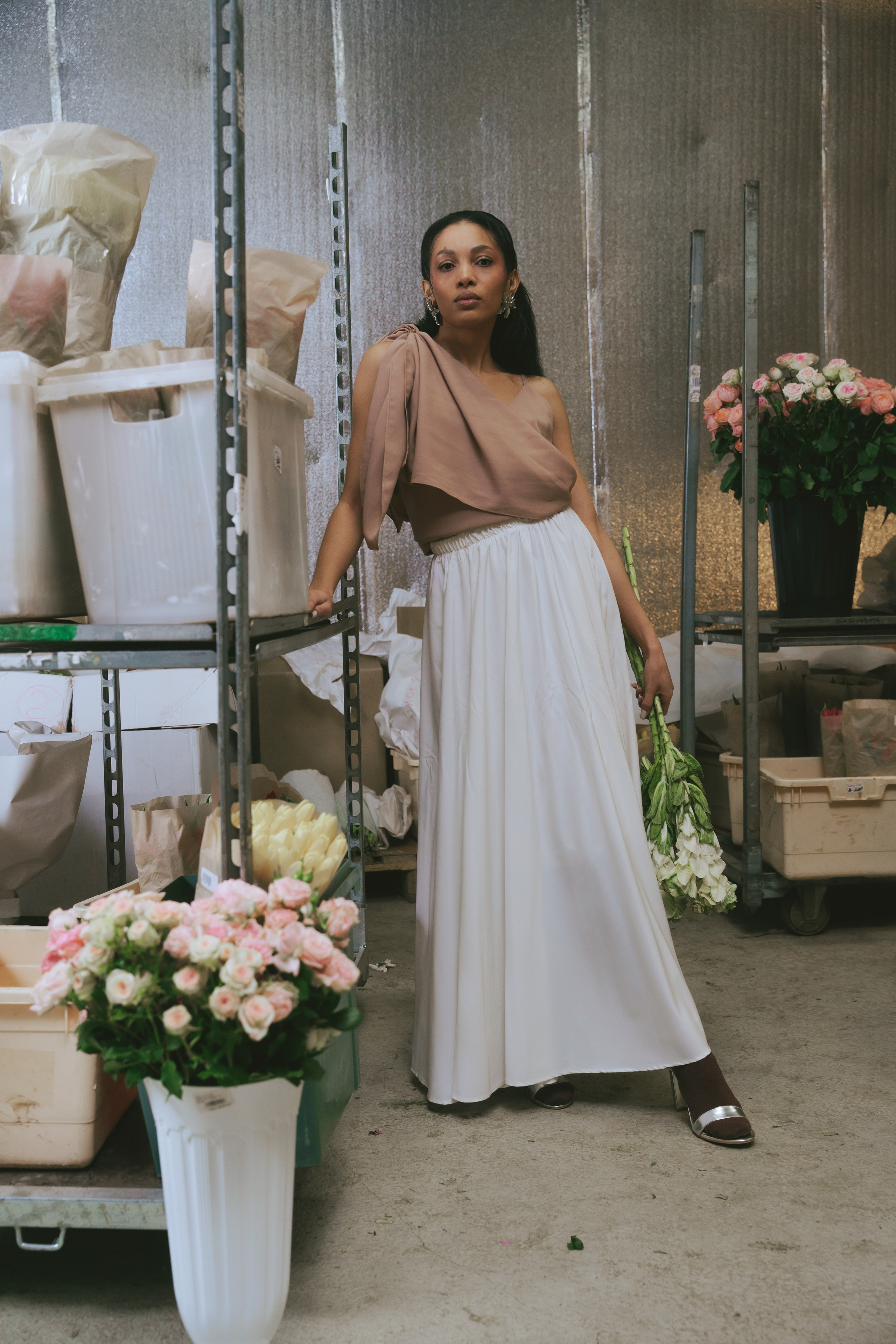 Стилизованная контент фотосессия для цветочной базы в Архангельске