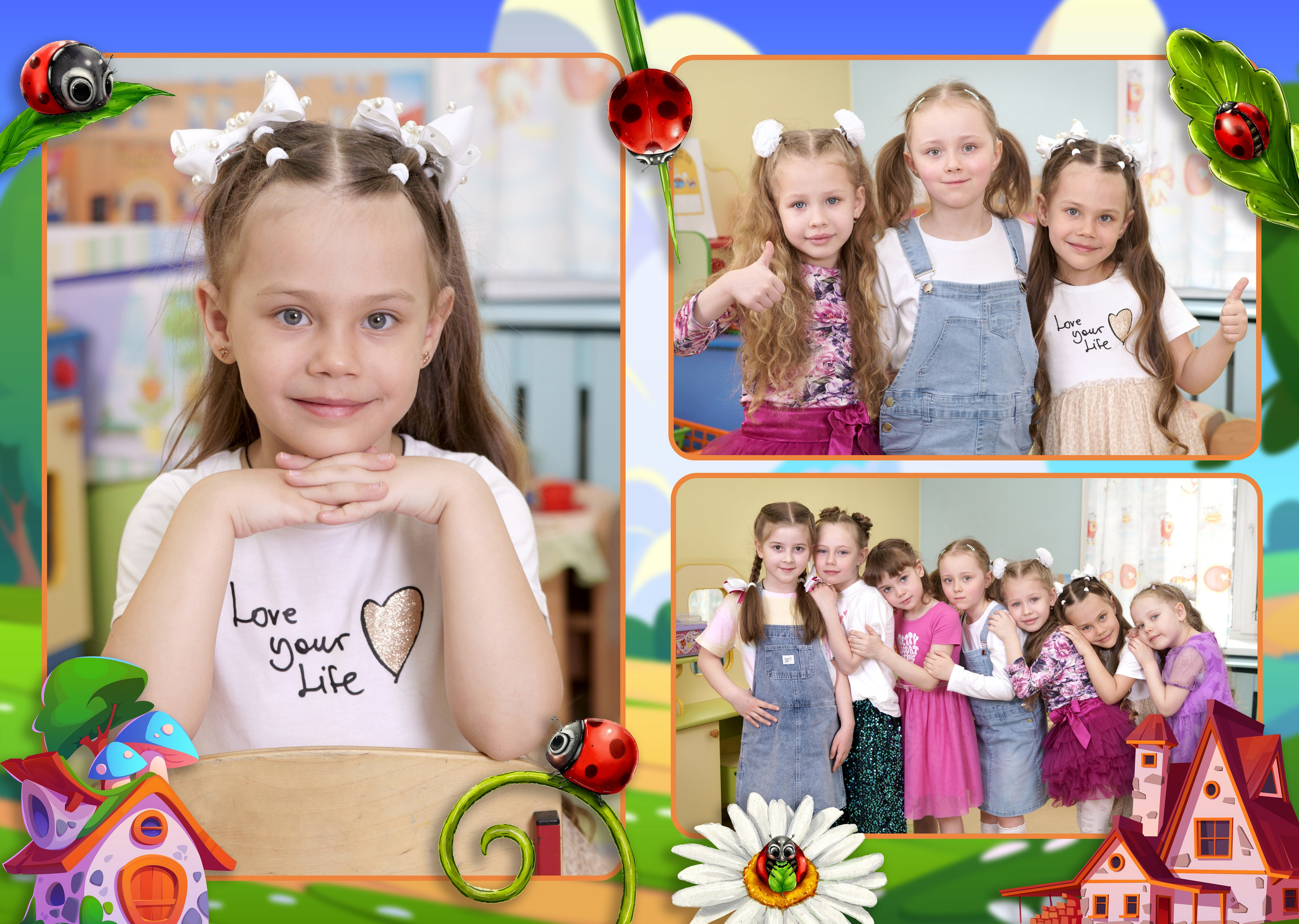 Дизайны выпускных альбомов для детского сада