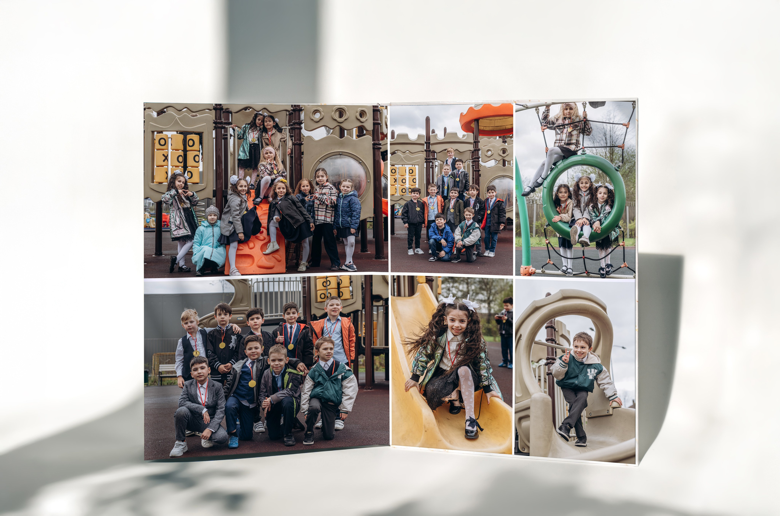 Выпускной альбом 1 класса — фотосессия в школе, деликатная ретушь и дизайн в Москве. MILATE — выпускные альбомы, фотосессии и видео в Москве