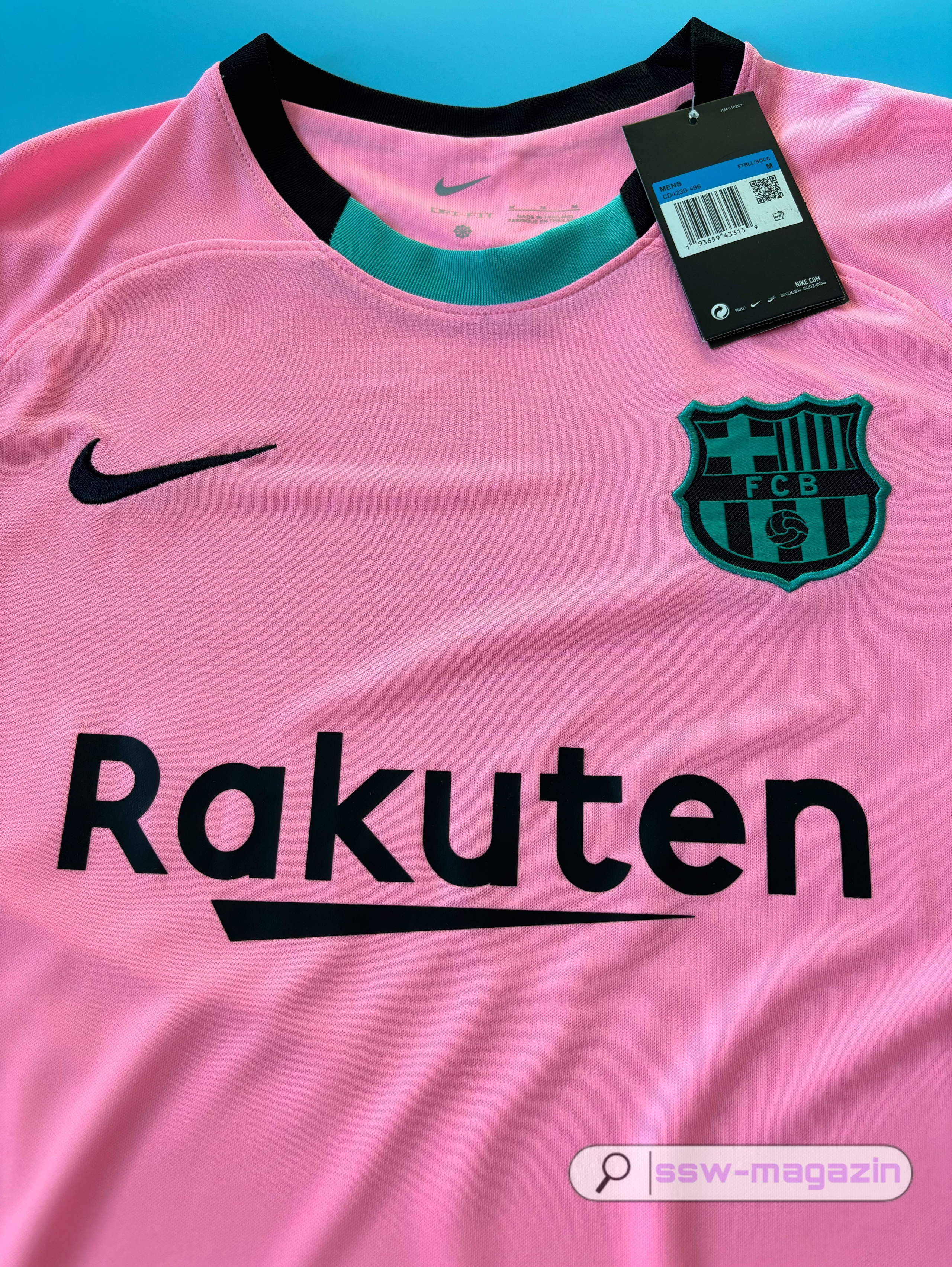 Футболка Barcelona 2020-2021 розовая купить. Футбольный магазин — ssw_magazin