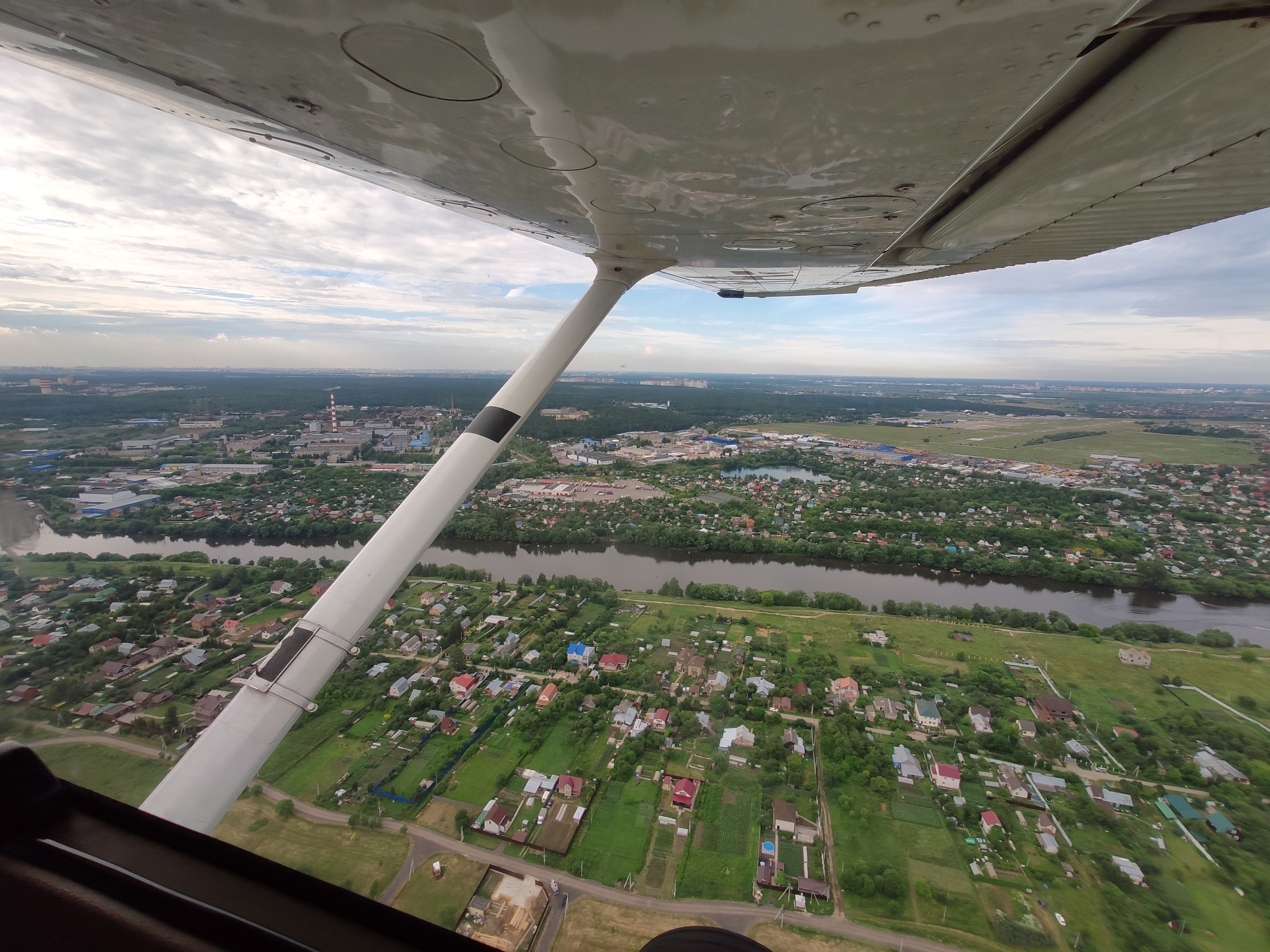 Подходим к створу полосы