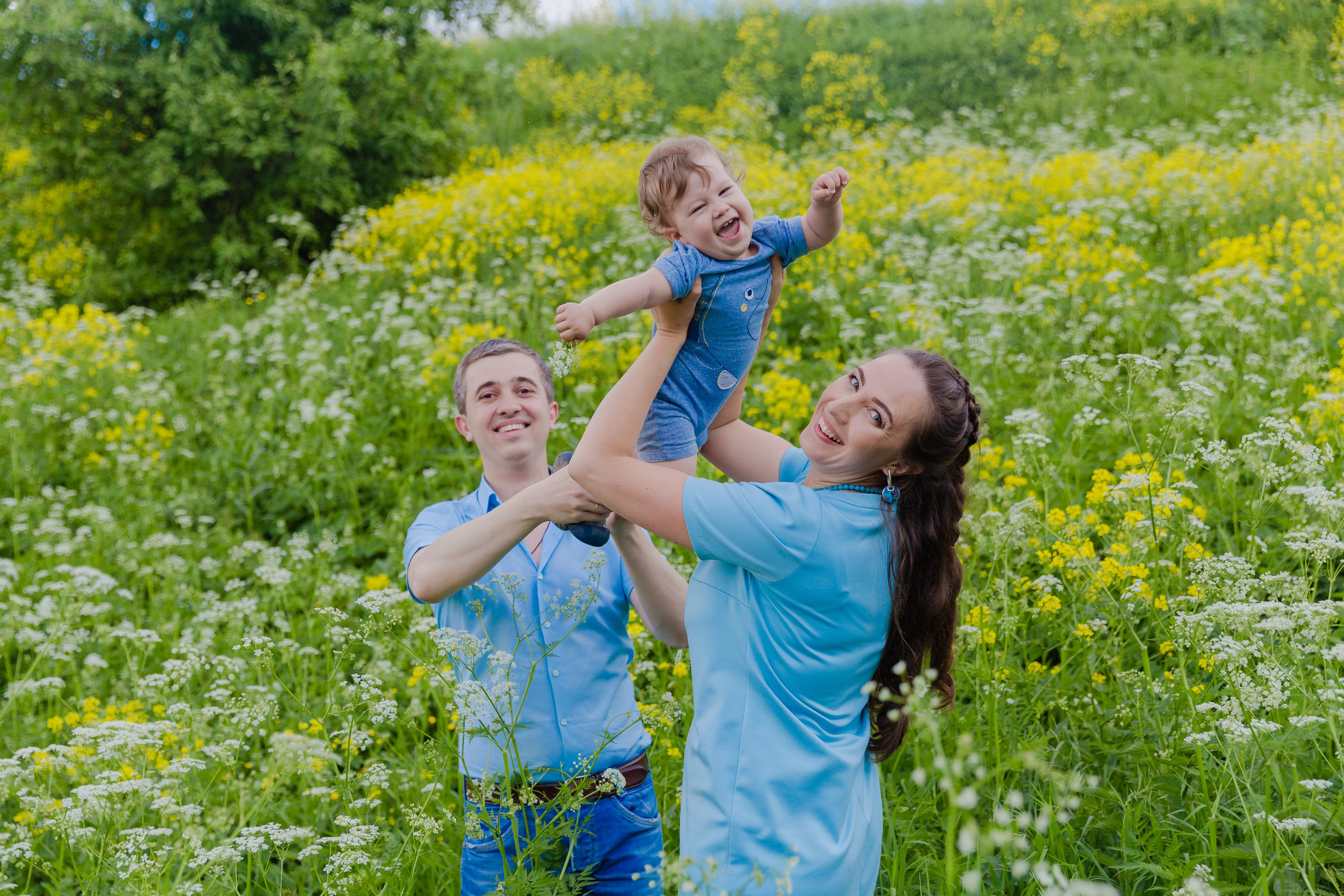 Семейная фотосессия в парке с детьми