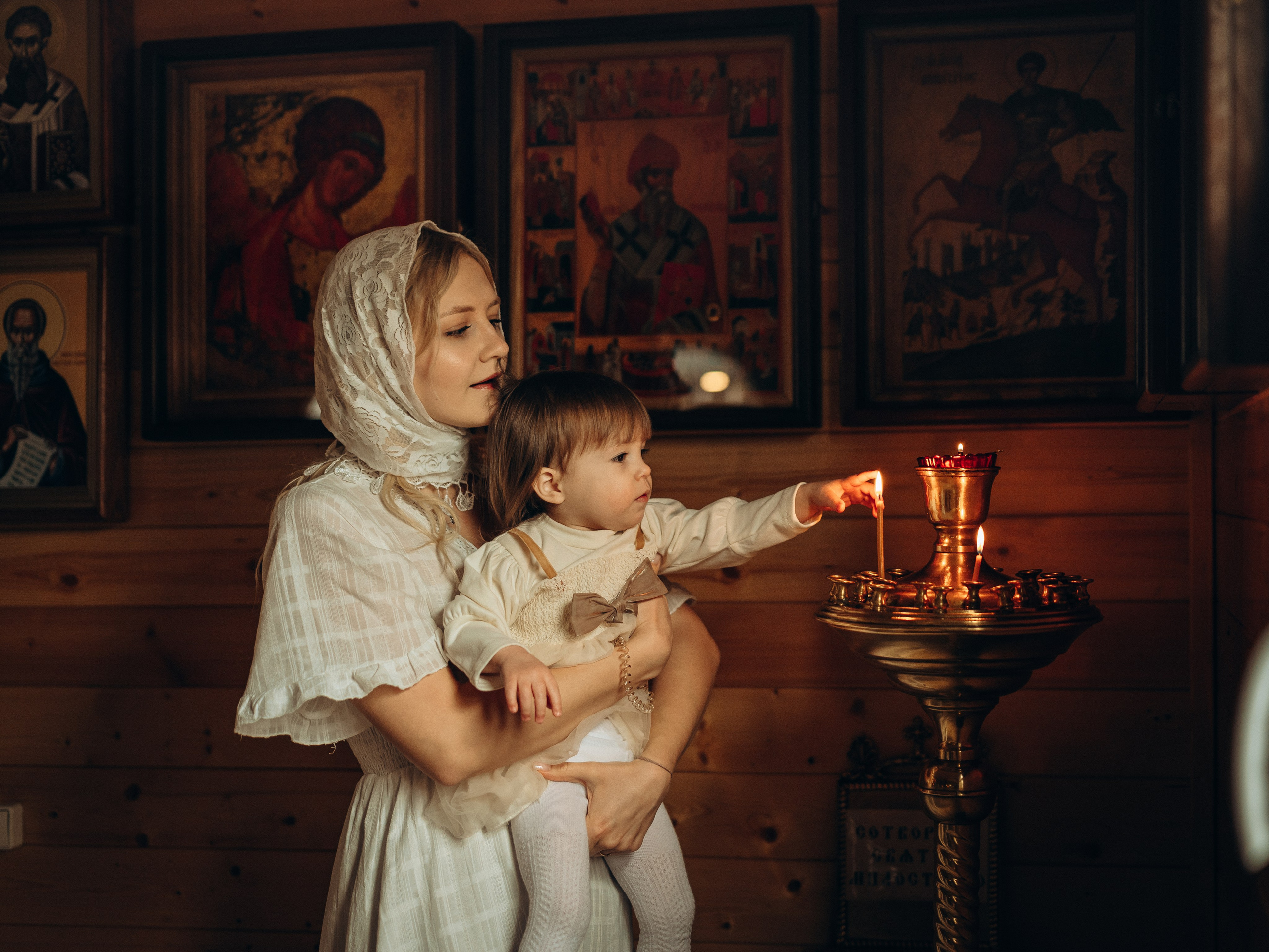 Крещение в храме в Краснодаре