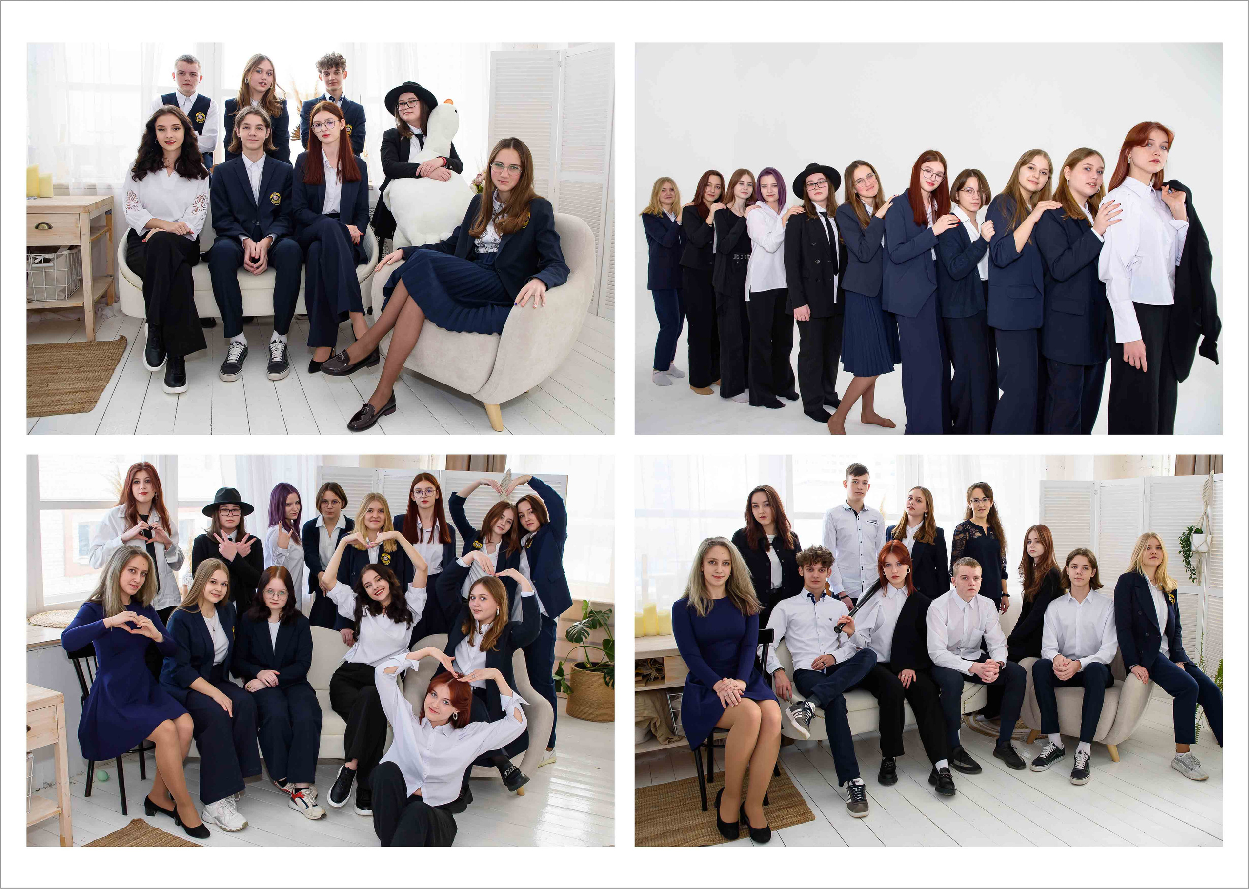 Школьный альбом 9-11 класс за 5000 руб. на 10 разворотов. Выпускной школьный альбом в Москве / Школьный фотограф Юлия Михайленко