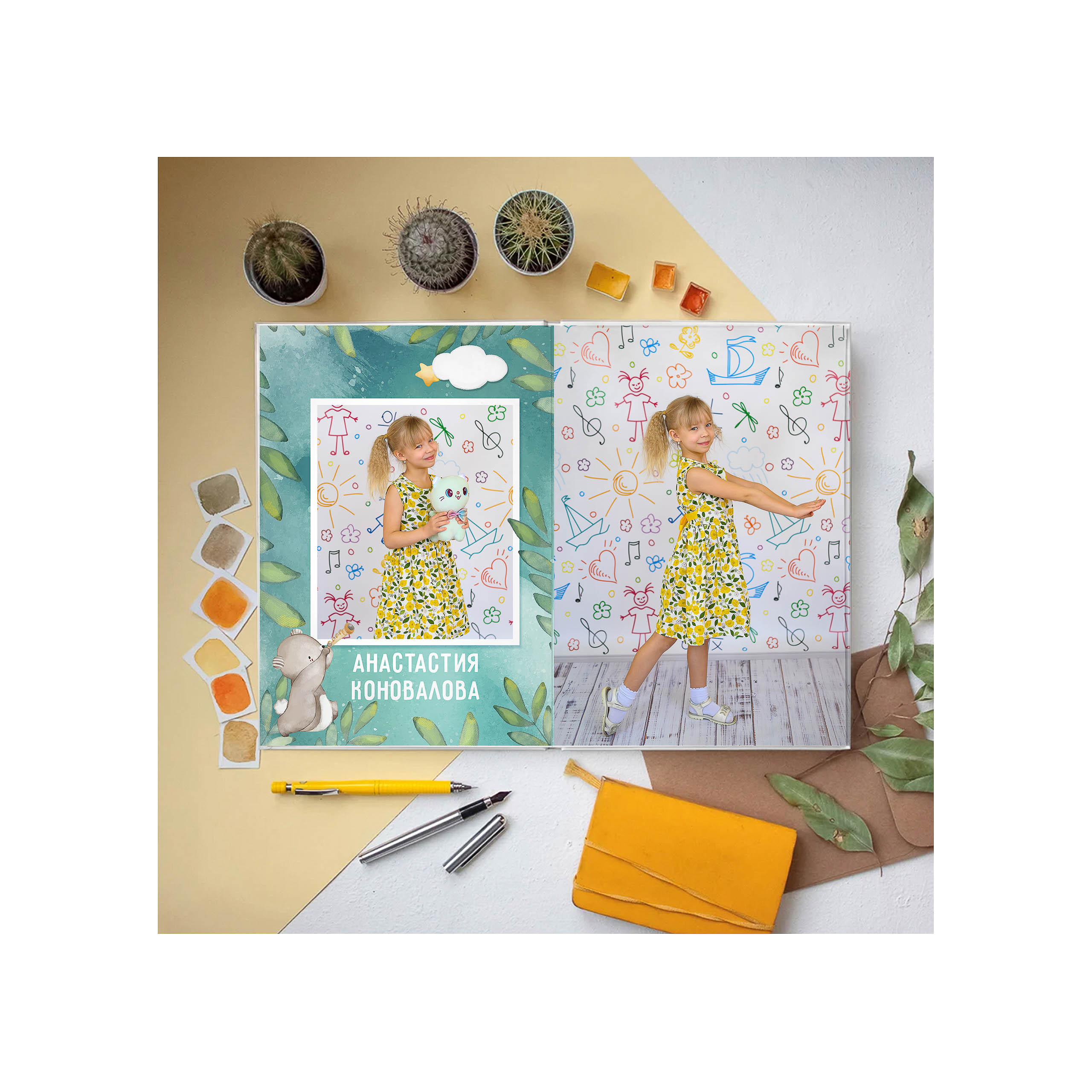 Альбом в детский сад за 5000 руб. на 10 разворотов. Выпускной школьный альбом в Москве / Школьный фотограф Юлия Михайленко