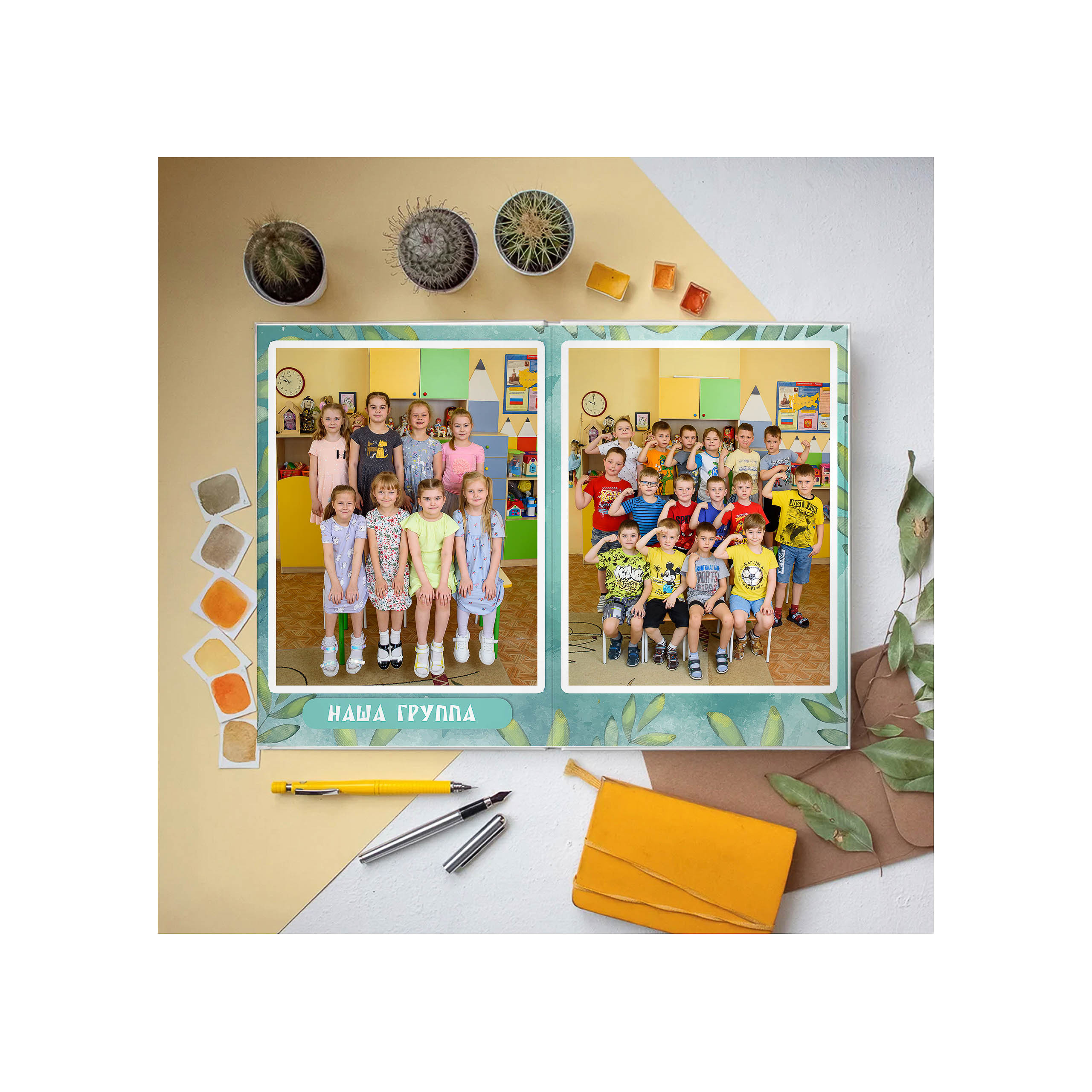 Альбом в детский сад за 5000 руб. на 10 разворотов. Выпускной школьный альбом в Москве / Школьный фотограф Юлия Михайленко