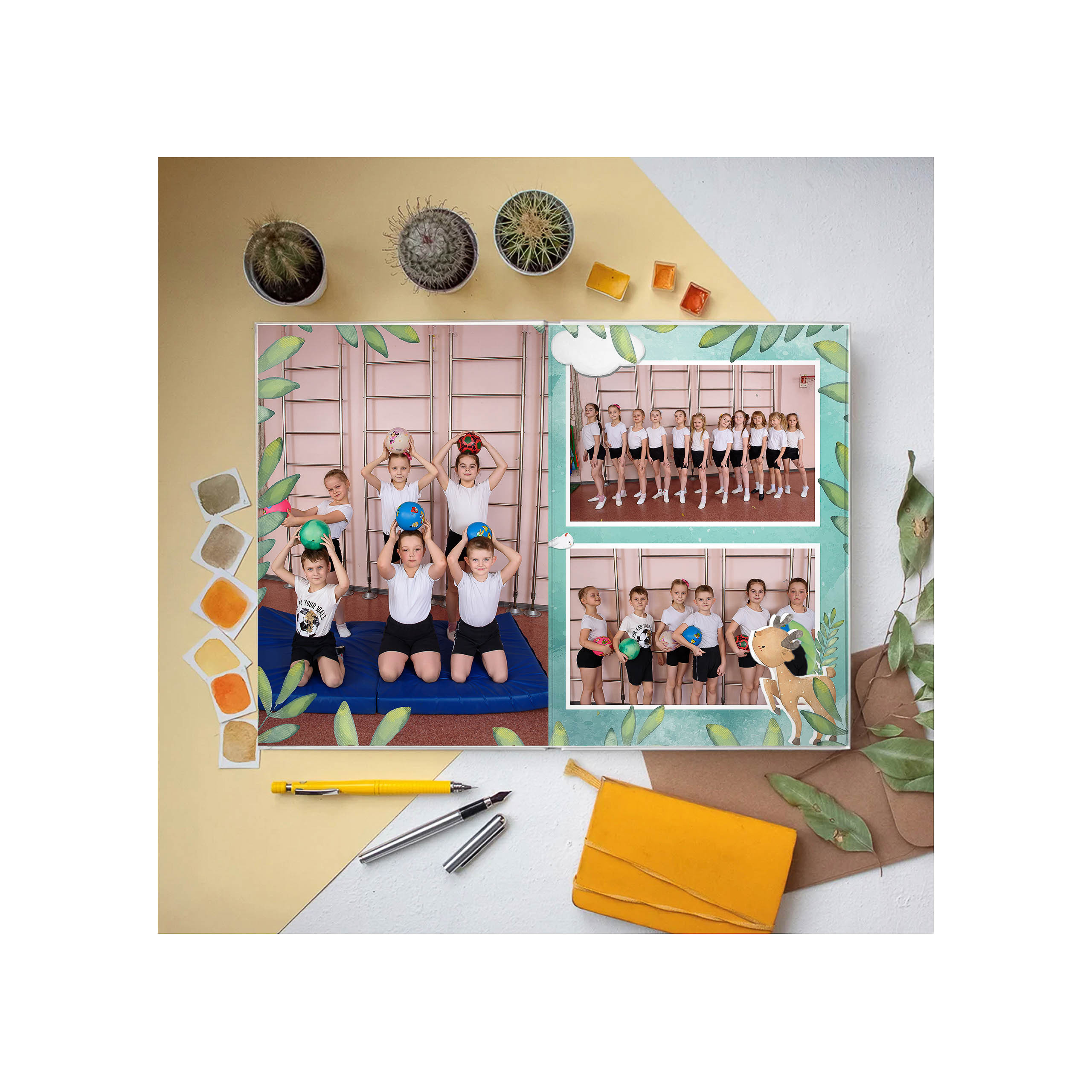 Альбом в детский сад за 5000 руб. на 10 разворотов. Выпускной школьный альбом в Москве / Школьный фотограф Юлия Михайленко