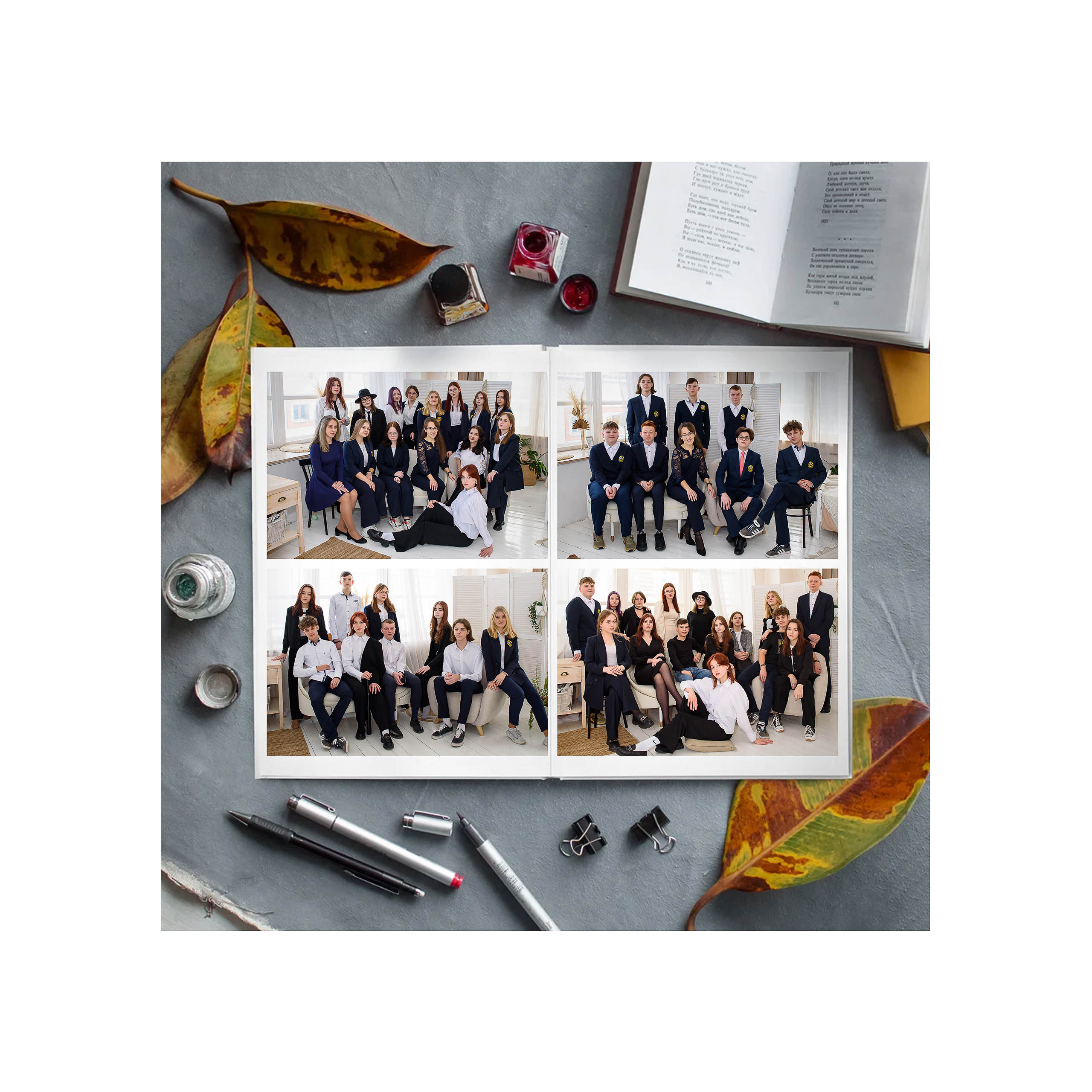 Школьный альбом 9-11 класс за 5000 руб. на 10 разворотов. Выпускной школьный альбом в Москве / Школьный фотограф Юлия Михайленко