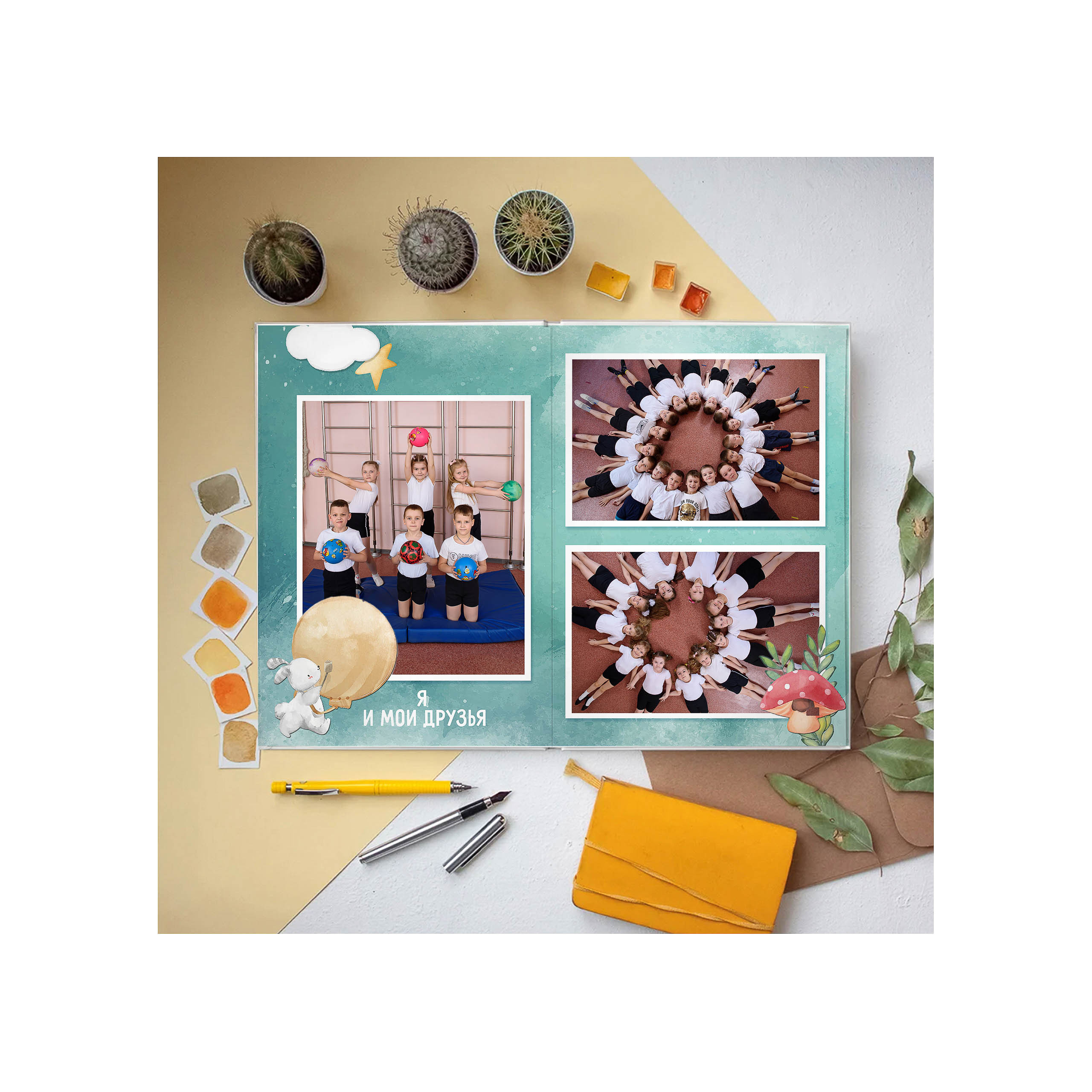 Альбом в детский сад за 5000 руб. на 10 разворотов. Выпускной школьный альбом в Москве / Школьный фотограф Юлия Михайленко