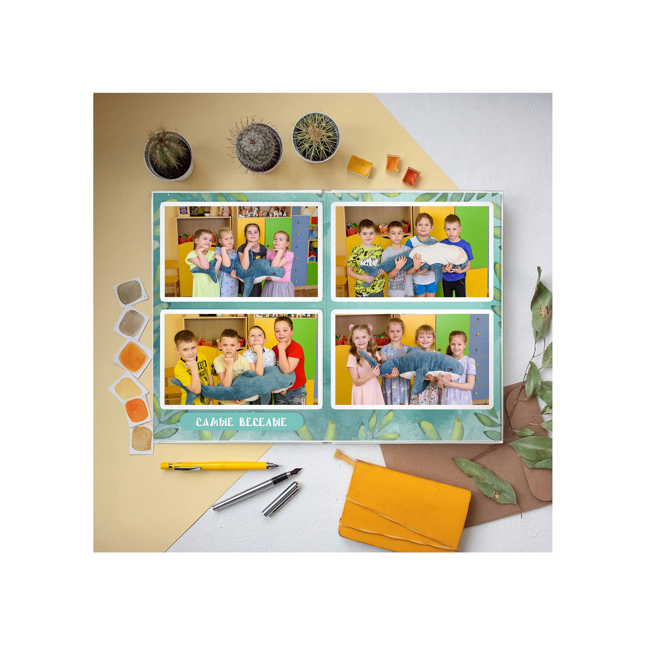 Альбом в детский сад за 5000 руб. на 10 разворотов. Выпускной школьный альбом в Москве / Школьный фотограф Юлия Михайленко