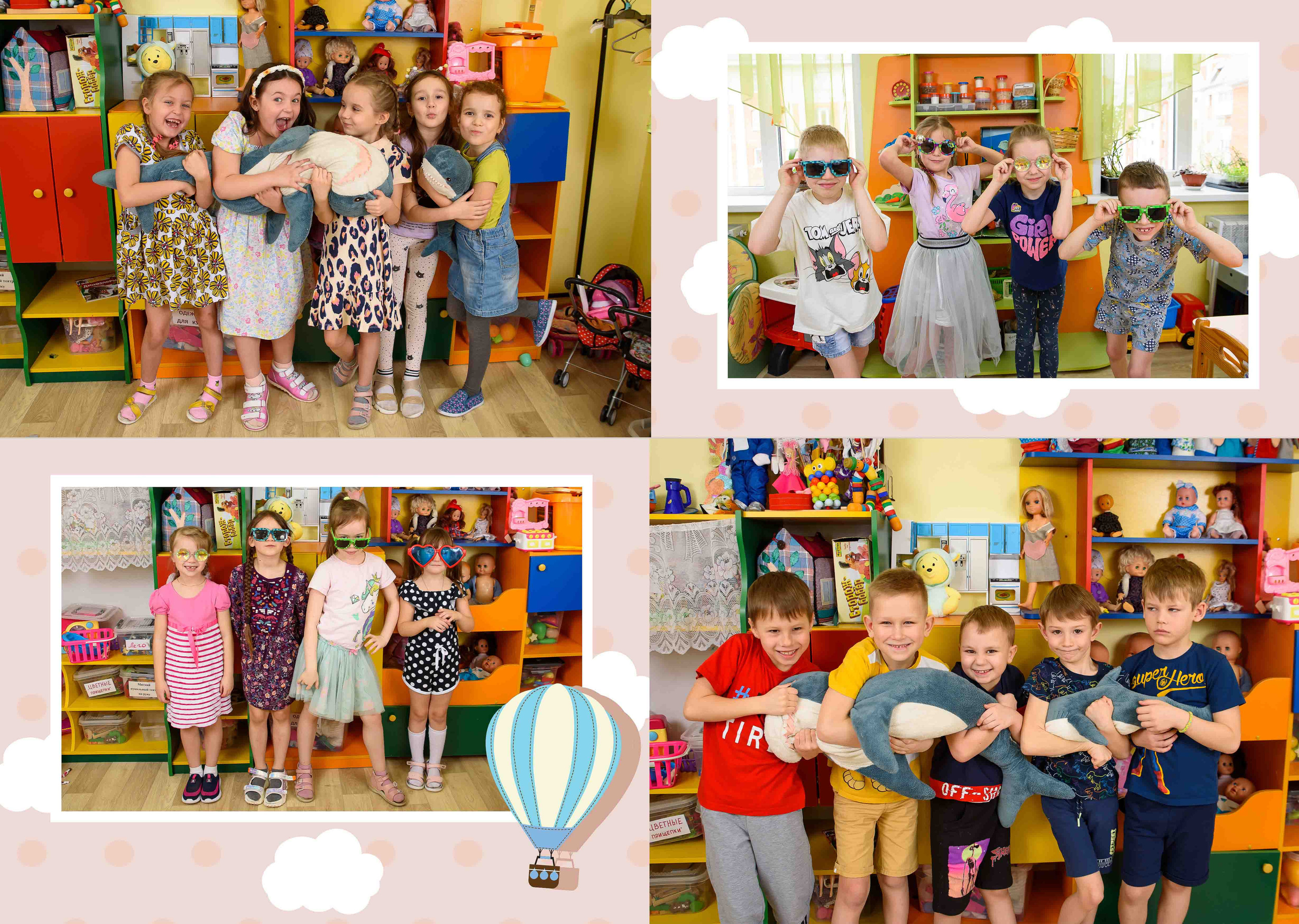 Альбом в детский сад за 3600 руб. на 5 разворотов. Выпускной школьный альбом в Москве / Школьный фотограф Юлия Михайленко