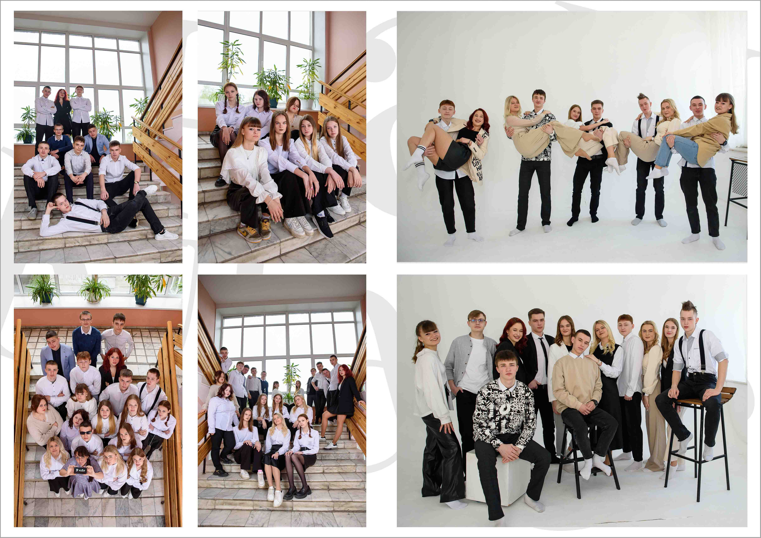Школьный альбом 9-11 класс за 3600 руб. на 5 разворотов. Выпускной школьный альбом в Москве / Школьный фотограф Юлия Михайленко