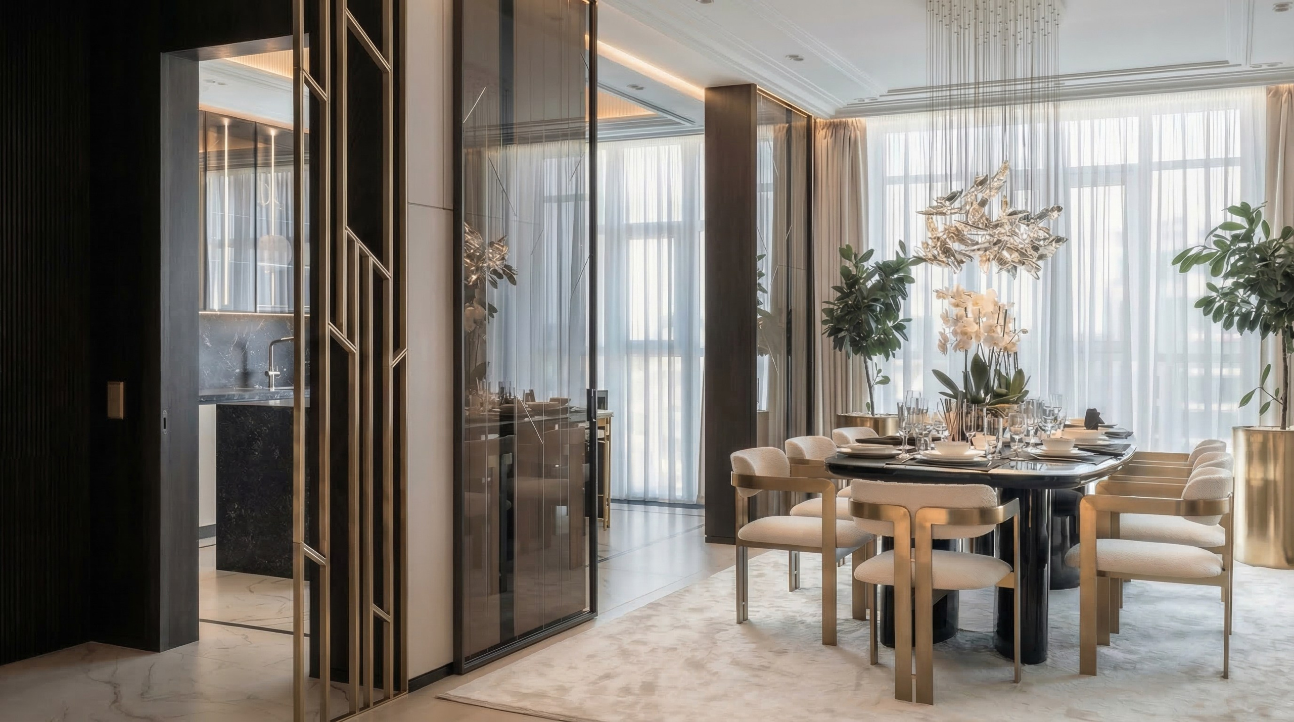 Дизайн двухуровневого пентхауса 500 м² с террасами и Wellness-зоной | Валерия Котович