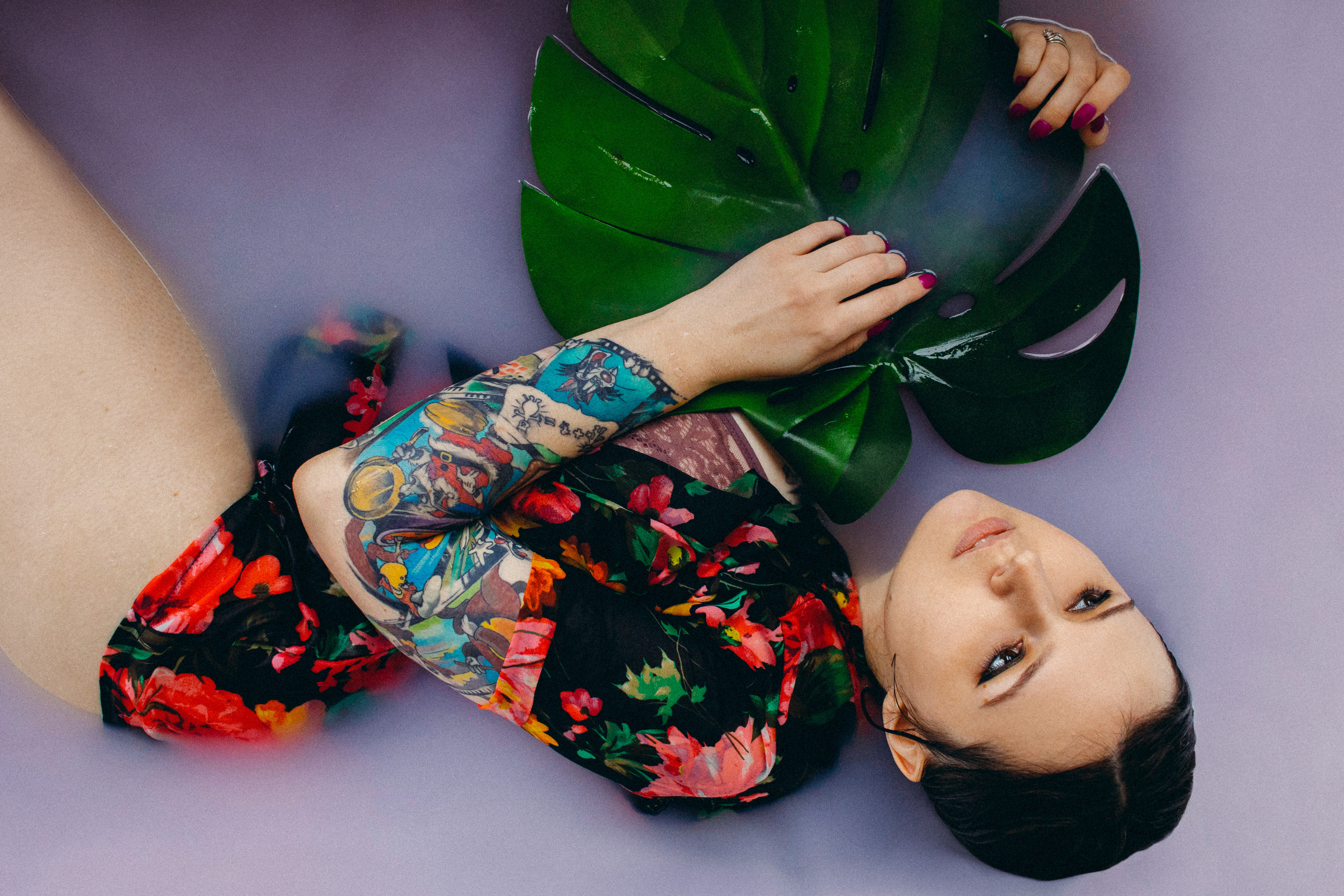 Фотосессия в ванной. Портретный фотограф Москва