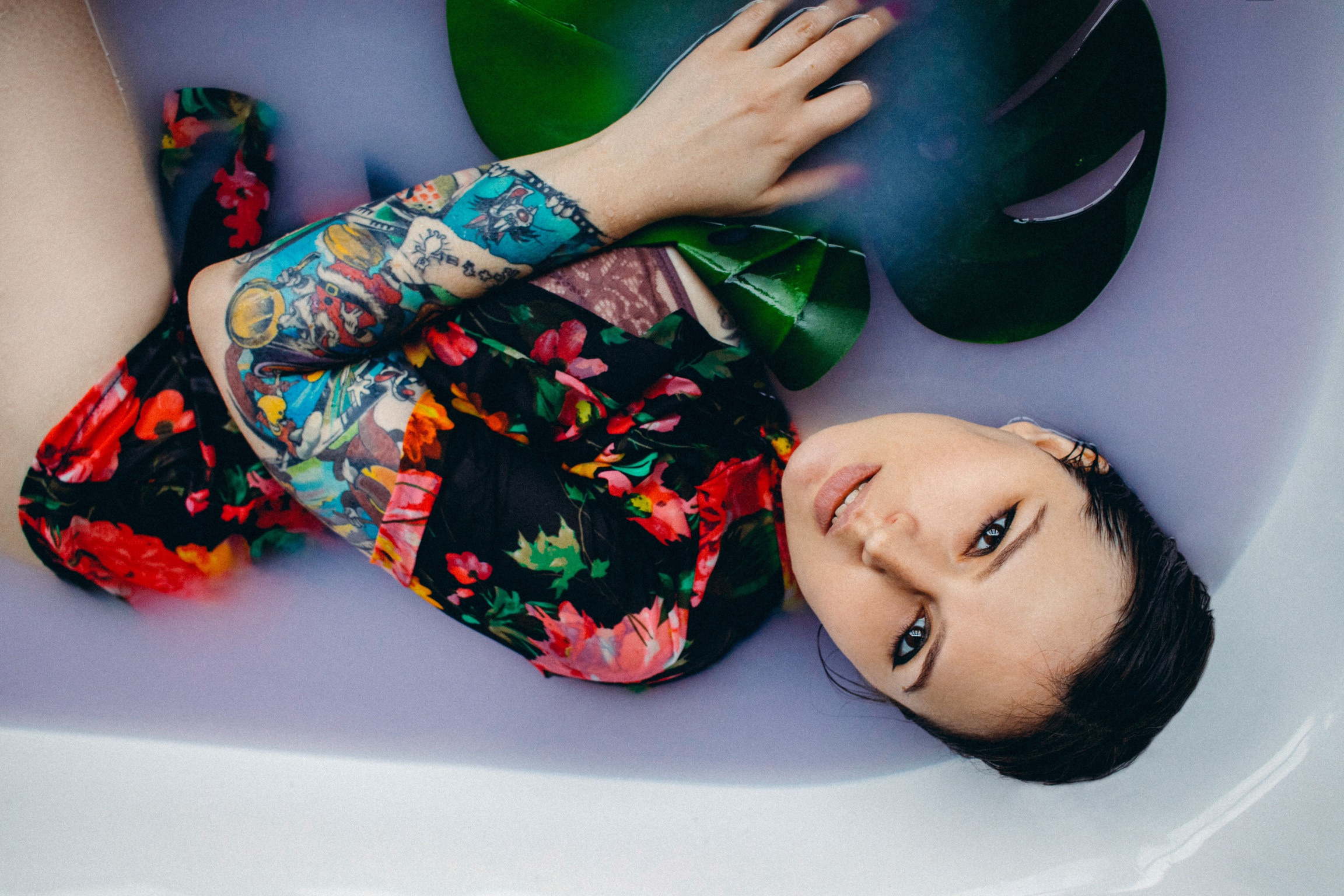 Фотосессия в ванной. Портретный фотограф Москва