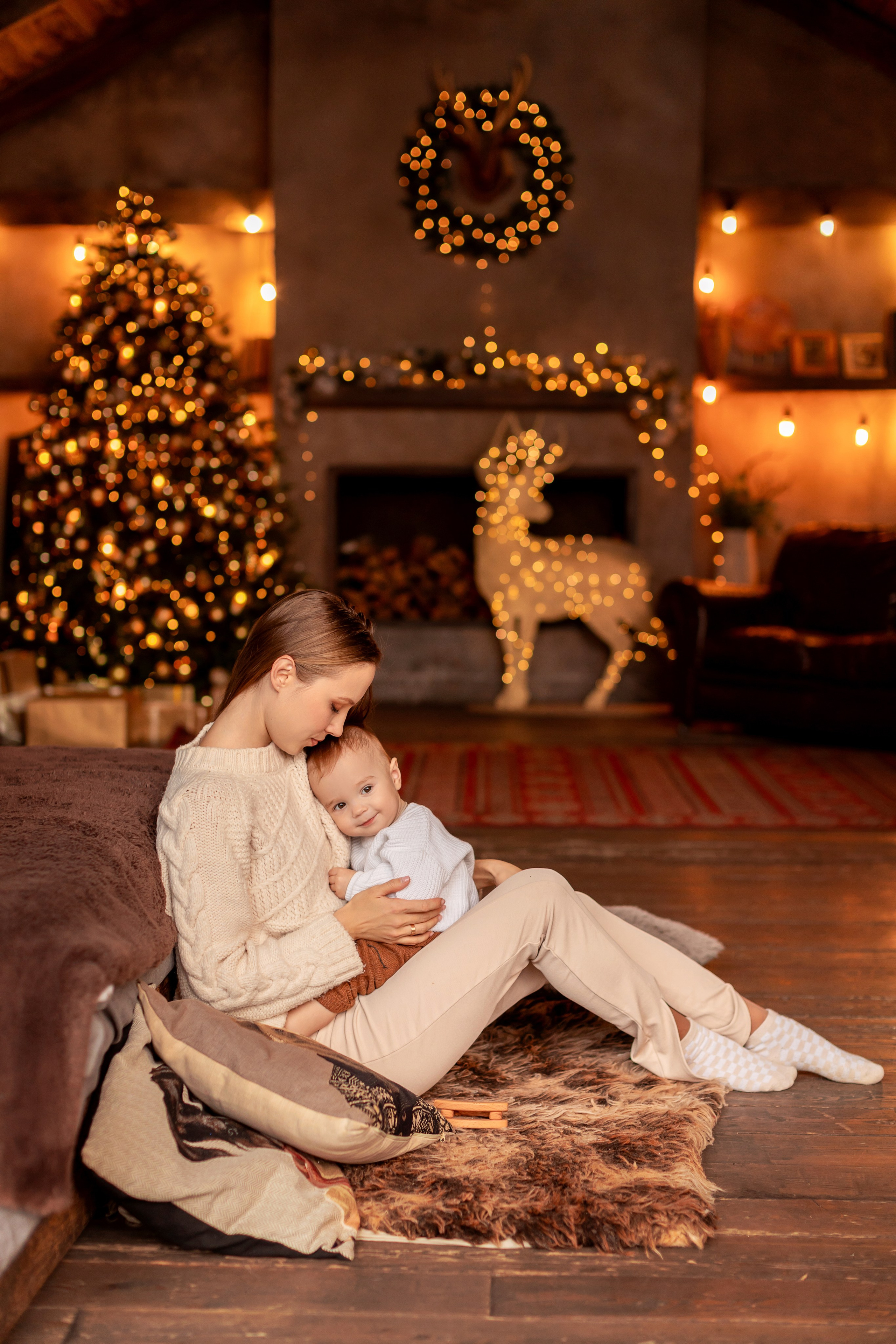 Новогодние съемки 2025–2026 гг. Семейный фотограф в Москве