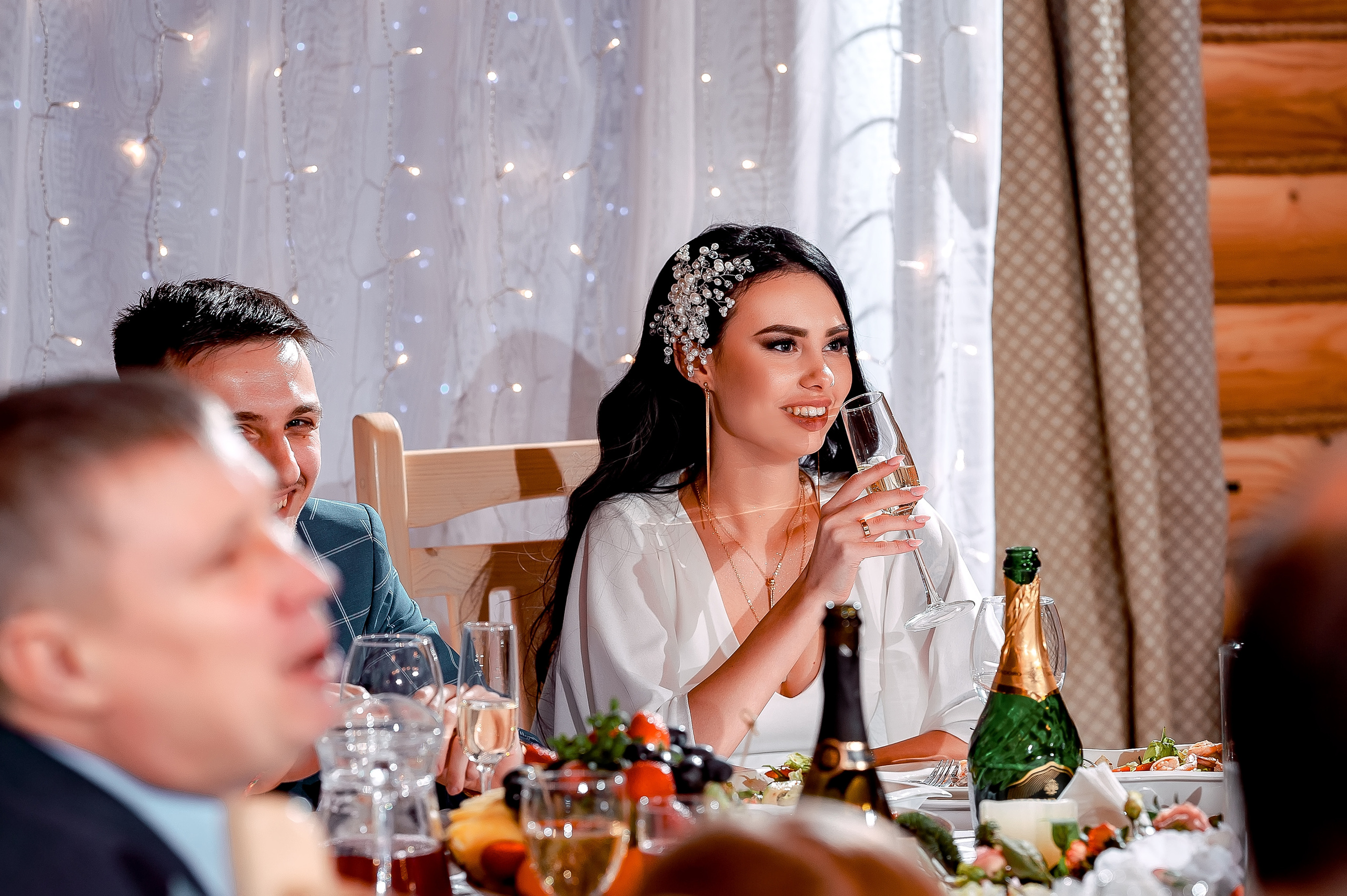 Зимняя свадьба в Лесных прудах, Щелково. Свадебный и семейный фотограф Виктория Носачёва. Щелково, Москва и МО