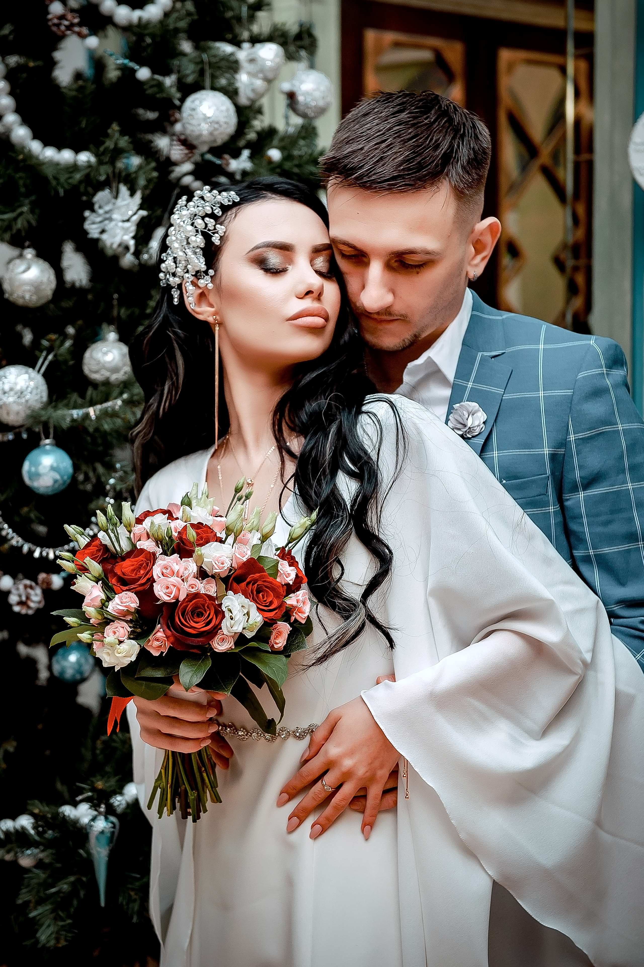 Зимняя свадьба в Лесных прудах, Щелково. Свадебный и семейный фотограф Виктория Носачёва. Щелково, Москва и МО