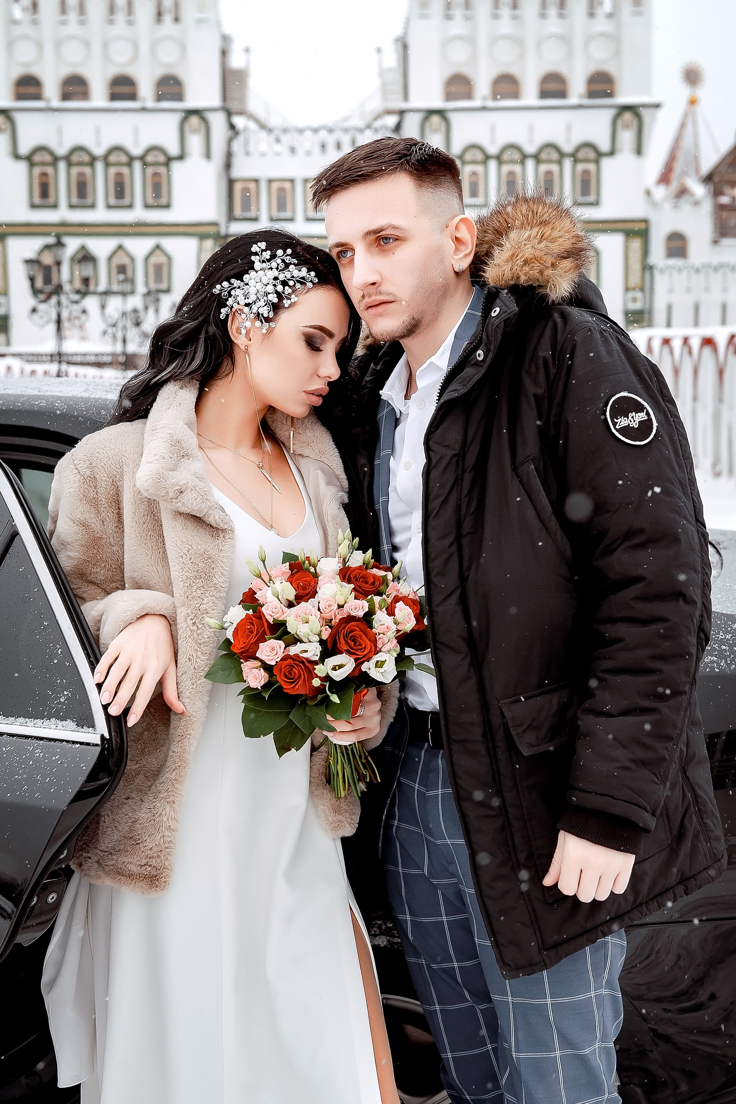 Зимняя свадьба в Лесных прудах, Щелково. Свадебный и семейный фотограф Виктория Носачёва. Щелково, Москва и МО