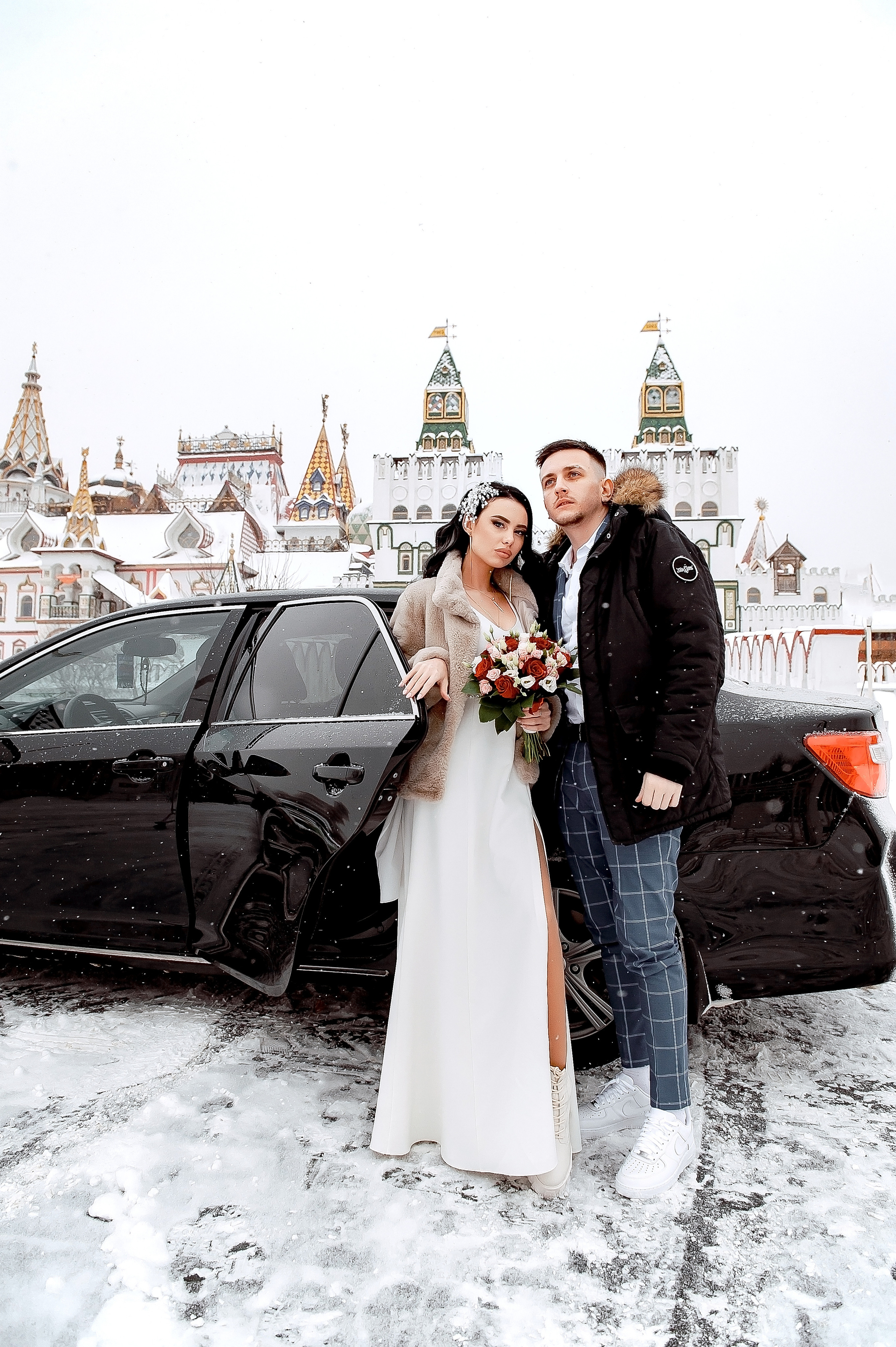 Зимняя свадьба в Лесных прудах, Щелково. Свадебный и семейный фотограф Виктория Носачёва. Щелково, Москва и МО