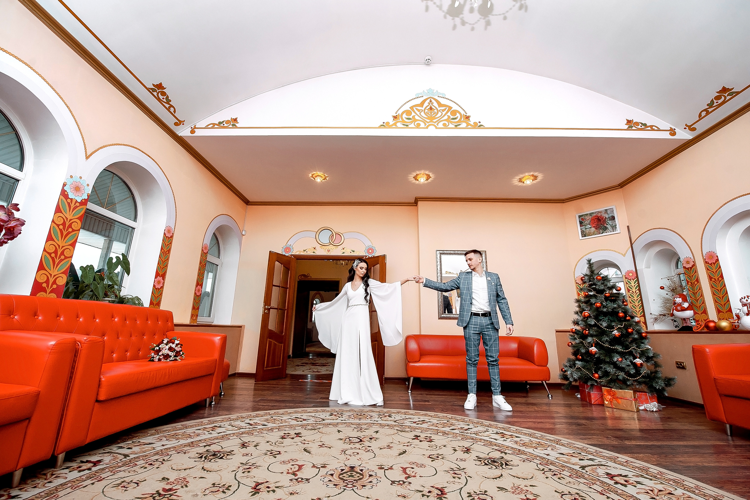 Зимняя свадьба в Лесных прудах, Щелково. Свадебный и семейный фотограф Виктория Носачёва. Щелково, Москва и МО