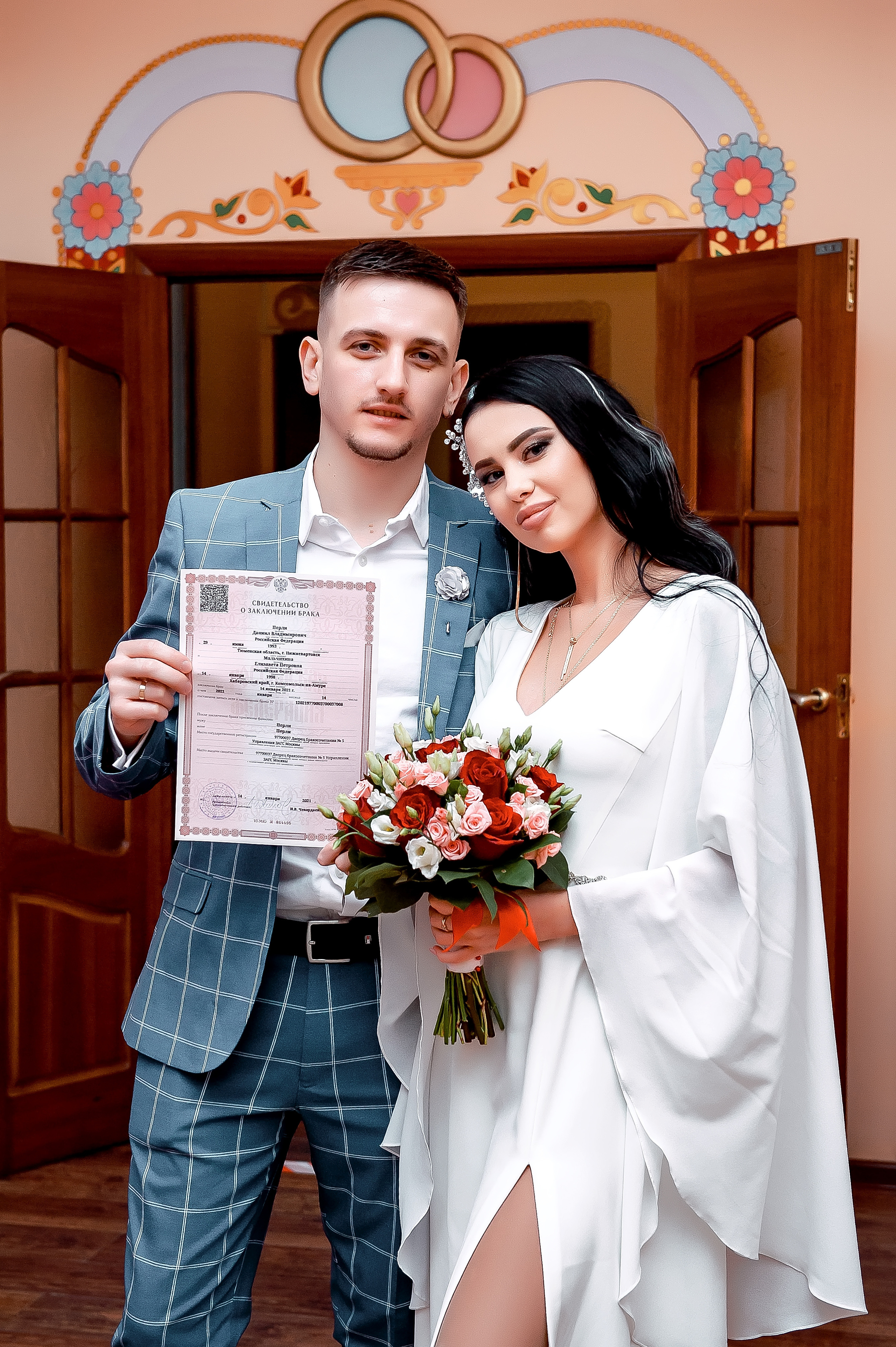 Зимняя свадьба в Лесных прудах, Щелково. Свадебный и семейный фотограф Виктория Носачёва. Щелково, Москва и МО