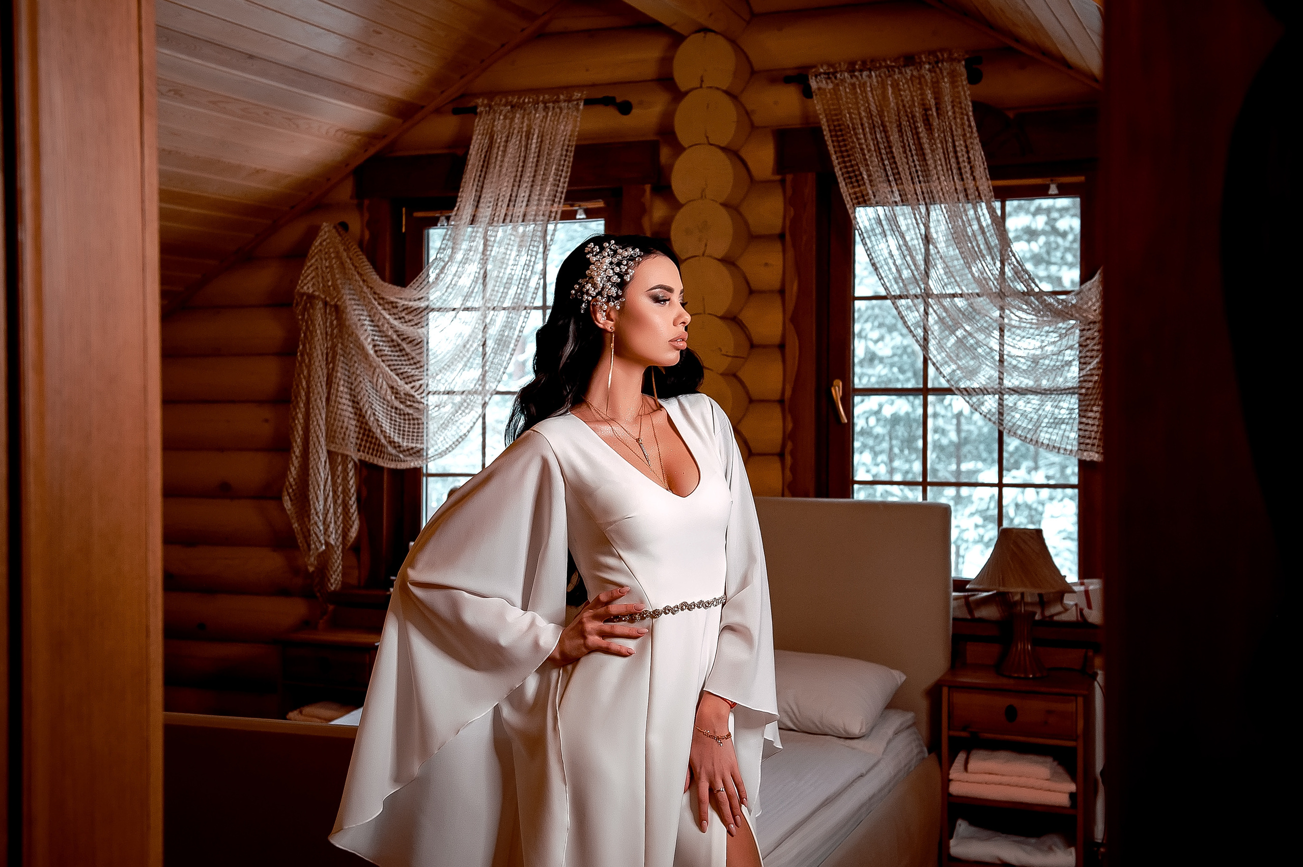 Зимняя свадьба в Лесных прудах, Щелково. Свадебный и семейный фотограф Виктория Носачёва. Щелково, Москва и МО