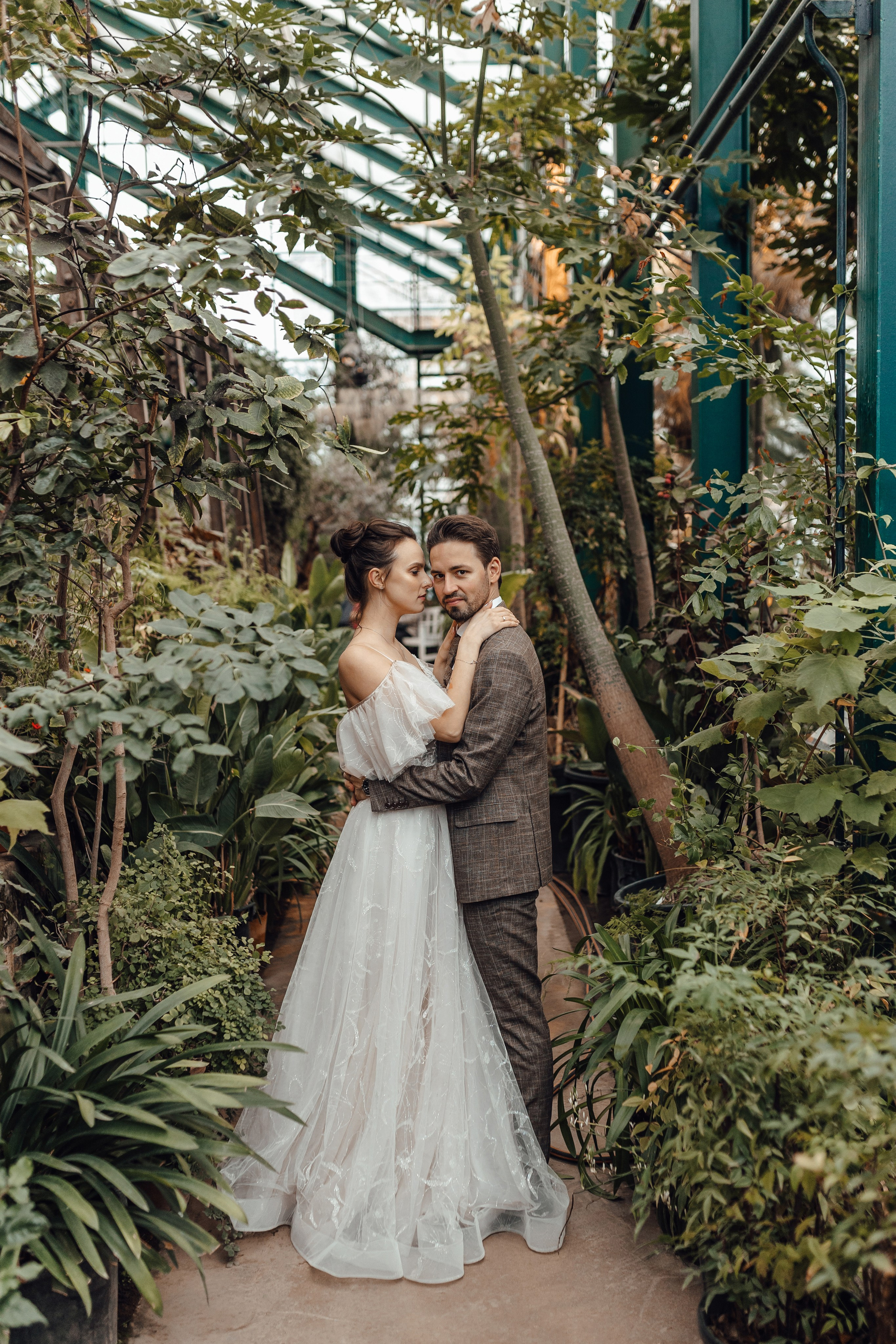Свадебная фотосессия в Оранжерее Аптекарский огород