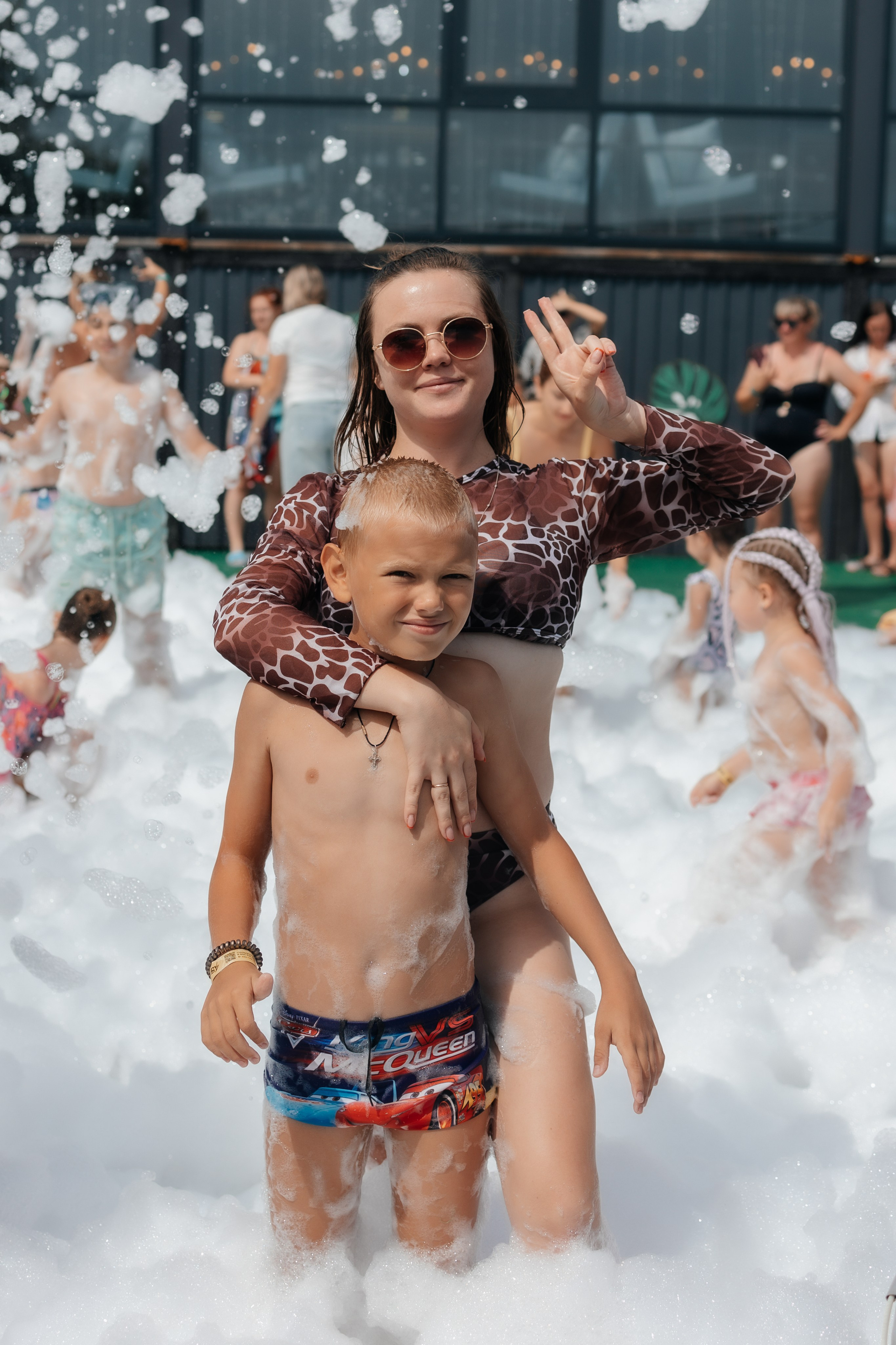 15 июля/Пенная дискотека/Малибу. Семейный и детский фотограф в Славгороде Анастасия Винс