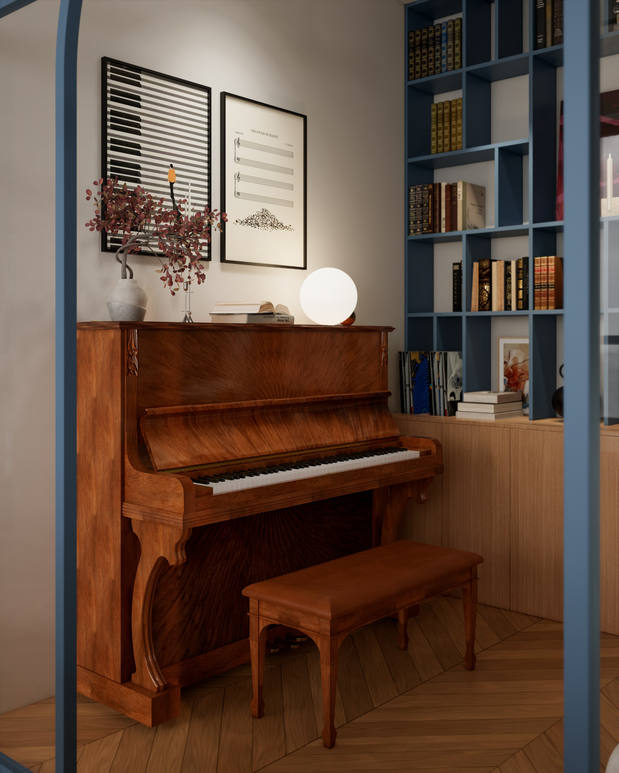 Визуализатор интерьера. SketchUp + Enscape. Емцова Елизавета