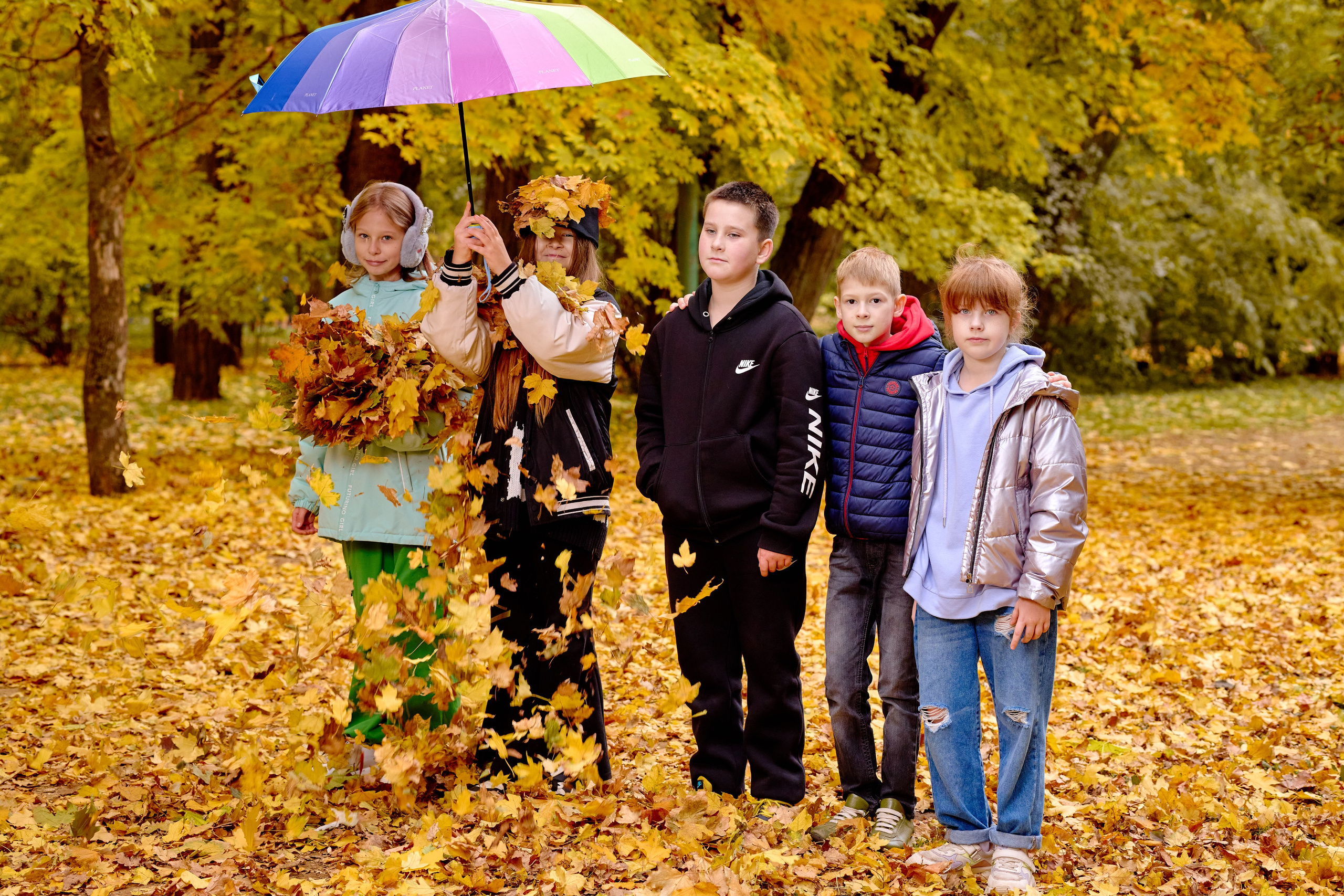 Сьемка для Выпускного Альбома В Парке. Фотограф Выпускные альбомы Таганрог Сергей Коробченко