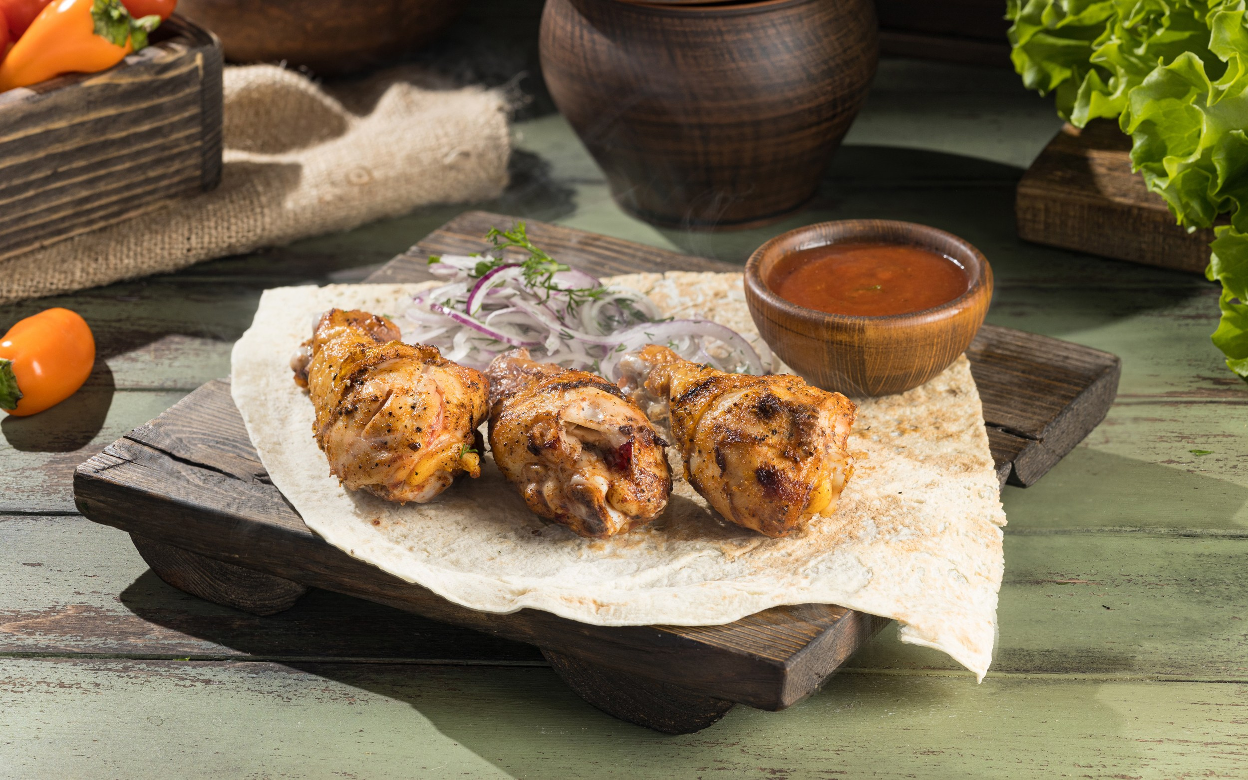 Съемка блюд шашлыка. Фуд и предметный фотограф Гришина Ольга