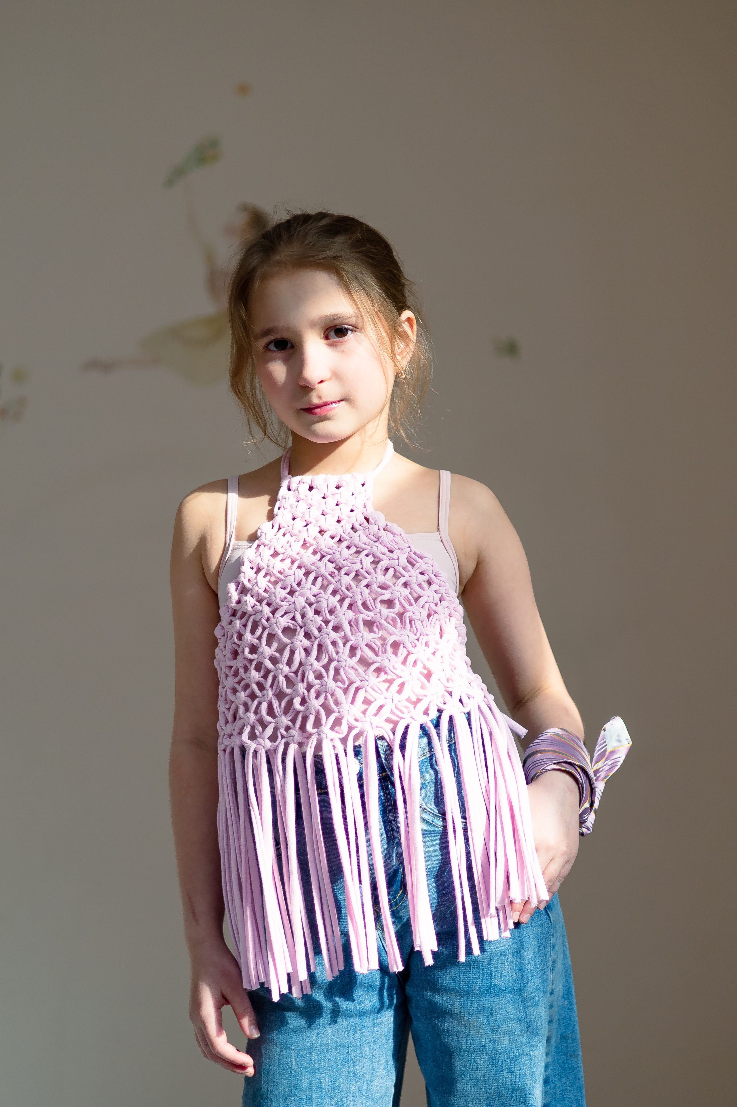 Топ в технике макраме. Школа для девочек во Владивостоке — Само Совершенство