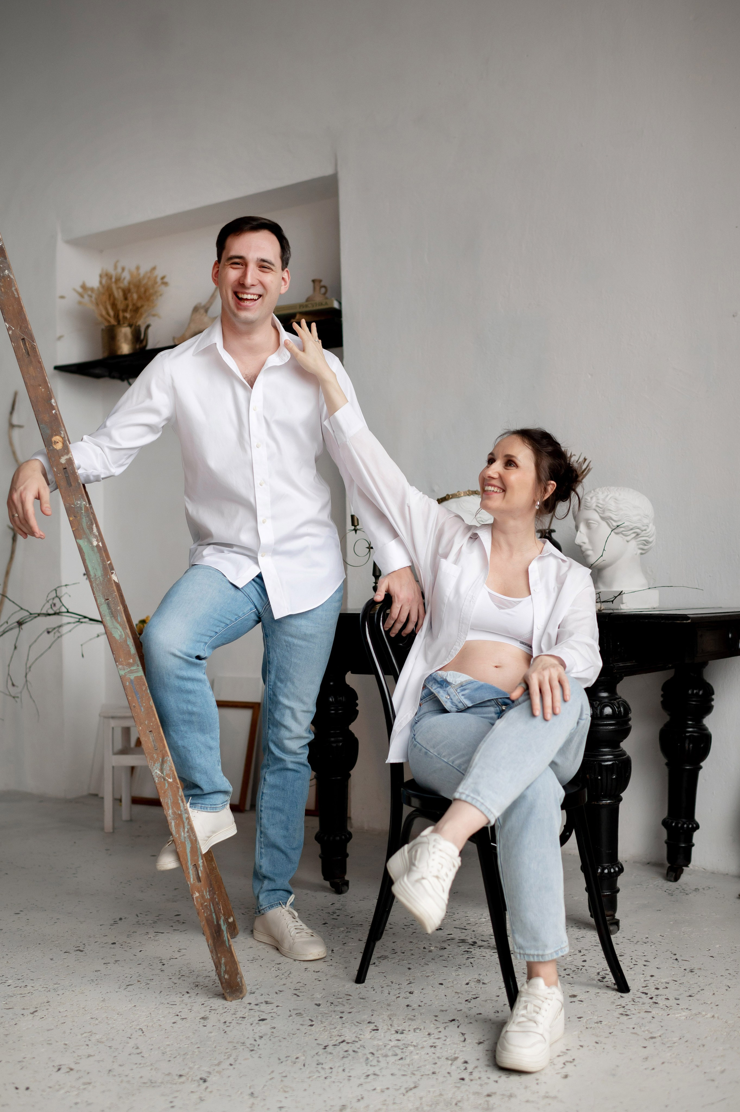 Беременность в красках и необычное гендер-пати. Портретный, семейный и свадебный фотограф в Санкт-Петербурге и в Пушкине Ширяев Денис