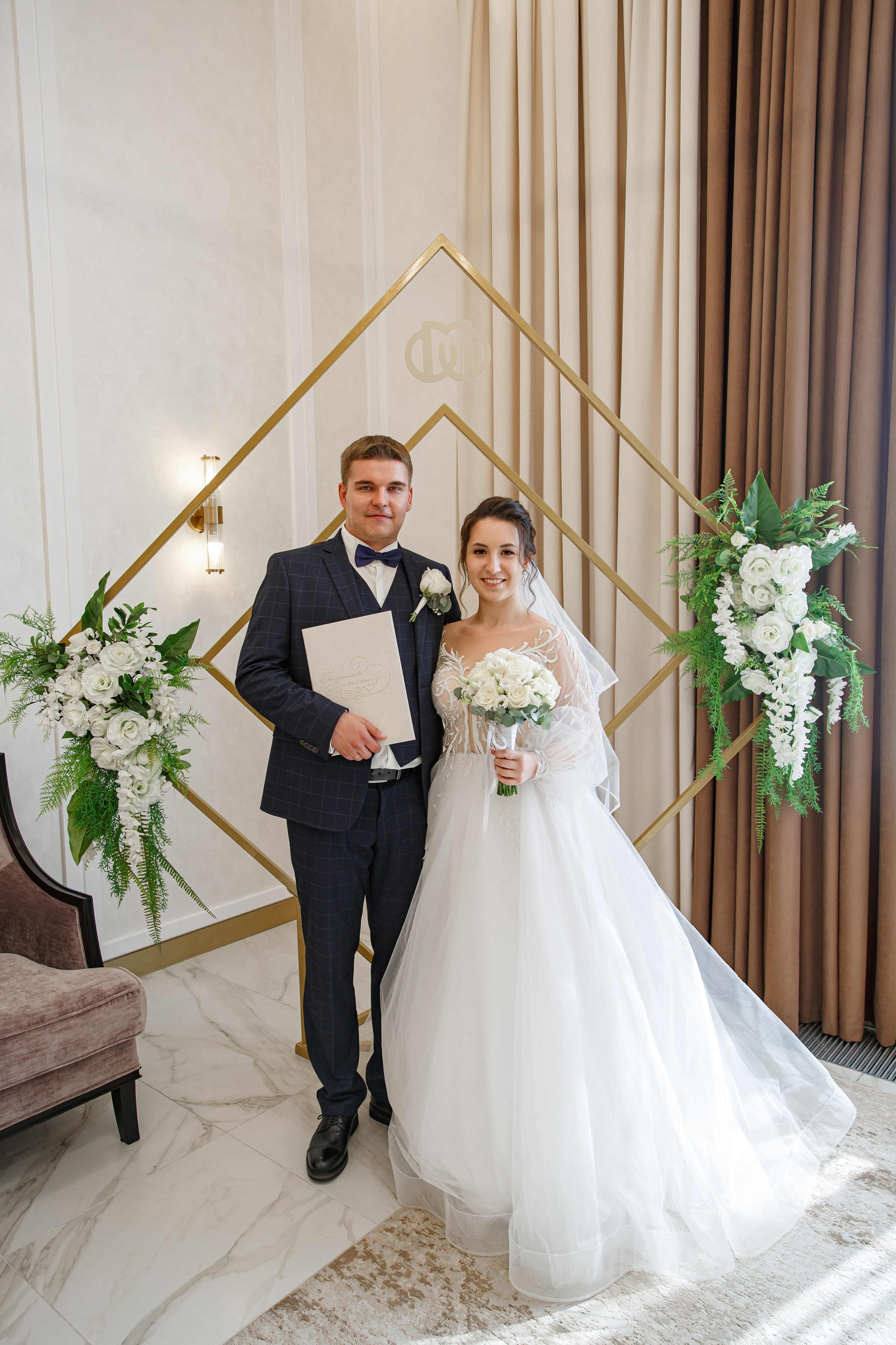 ЗАГС Южное Бутово Дворец бракосочетания. Свадебный фотограф Москва и МО Сергей Киржаев