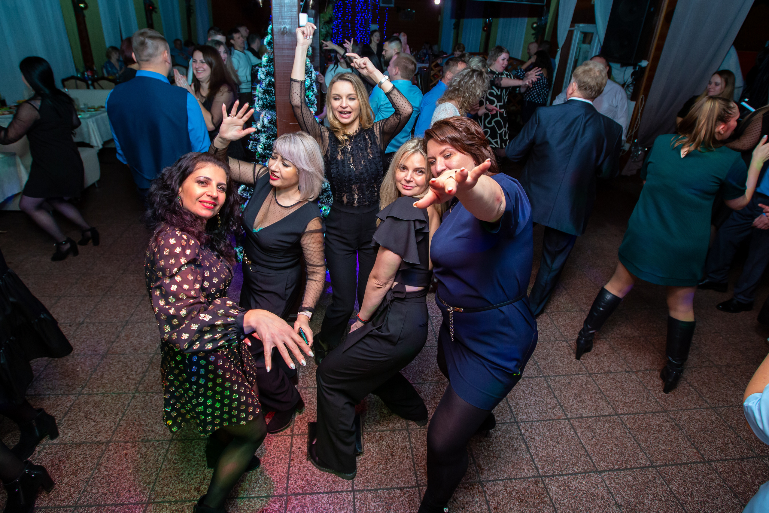 Новогодние корпоративы в кафе Карлион. Свадебный фотограф в Барановичах Вячеслав Шах-Гусейнов, фотошкола